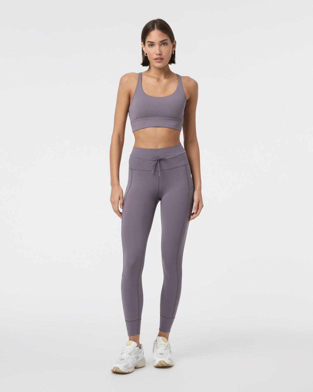 Daily Pocket Legging - Short | Lunar Grey
