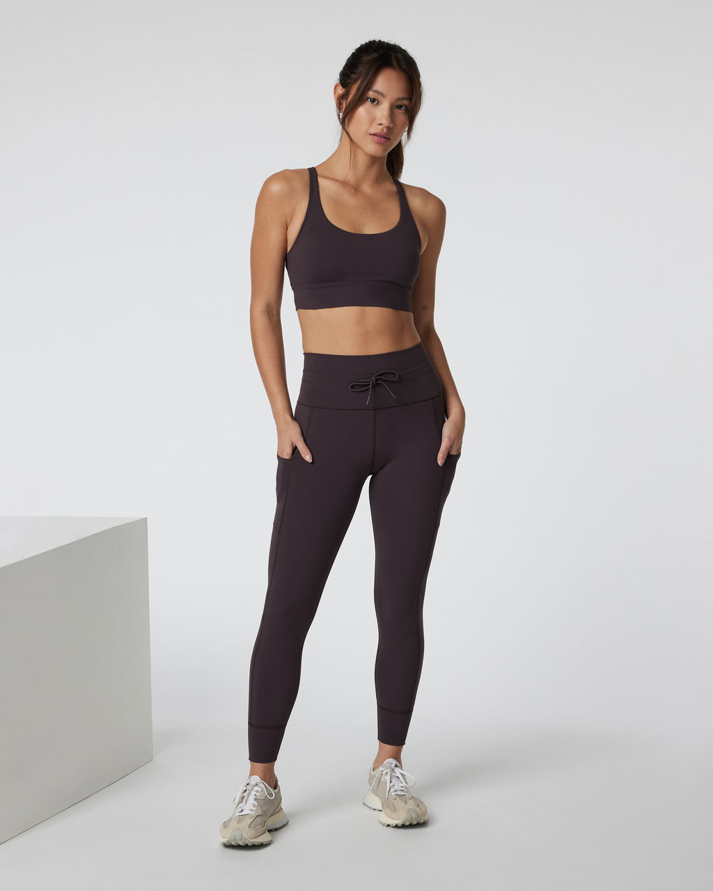 Daily Pocket Legging - Short | Sangria