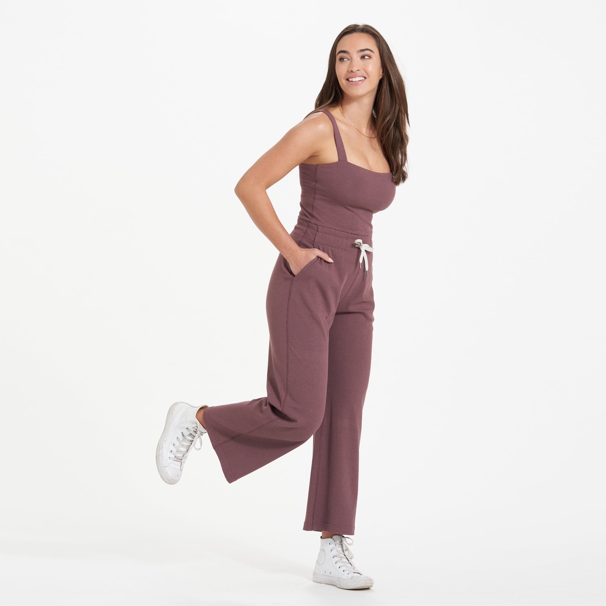 Pose Jumpsuit | Chestnut