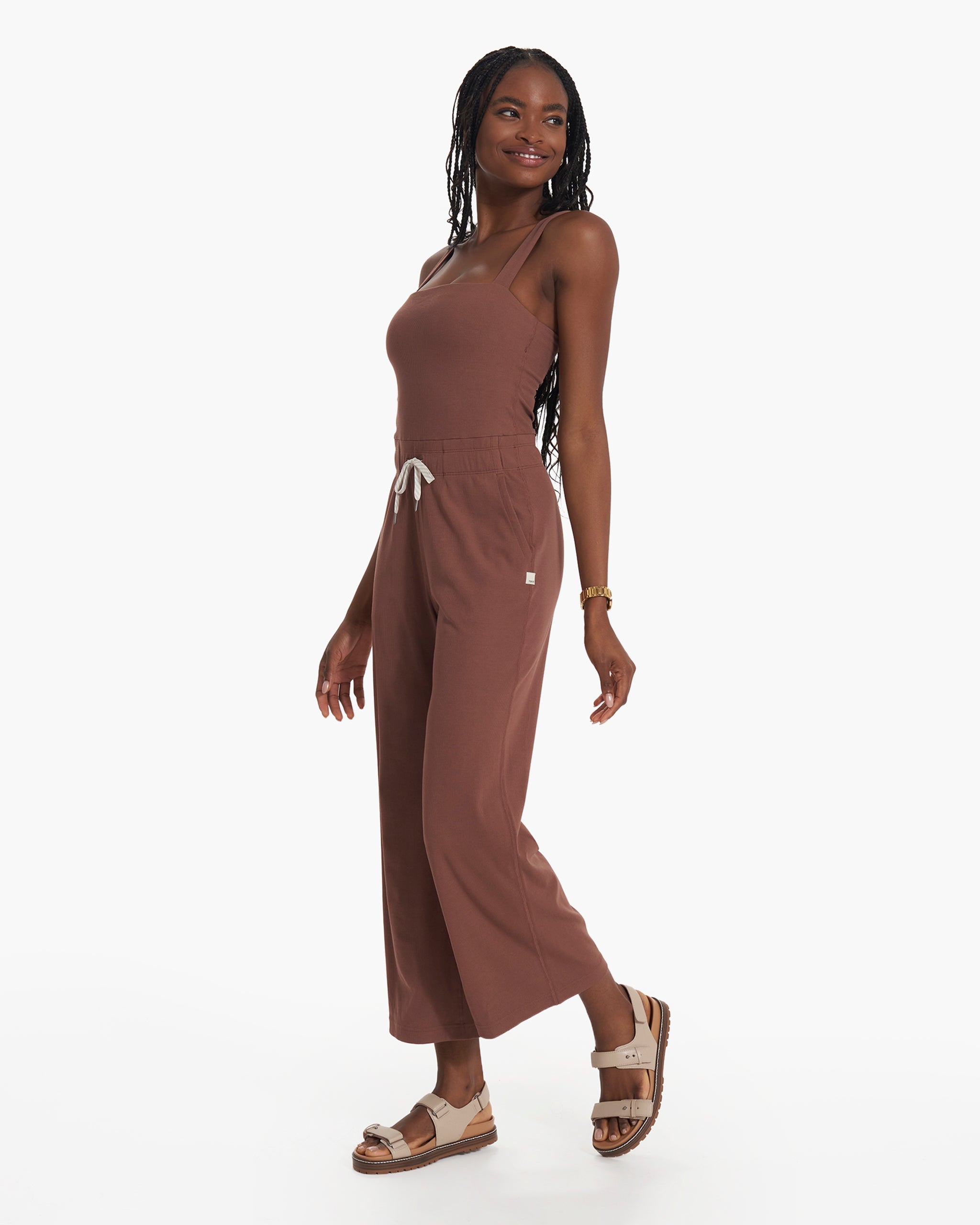 Pose Jumpsuit | Hazelnut