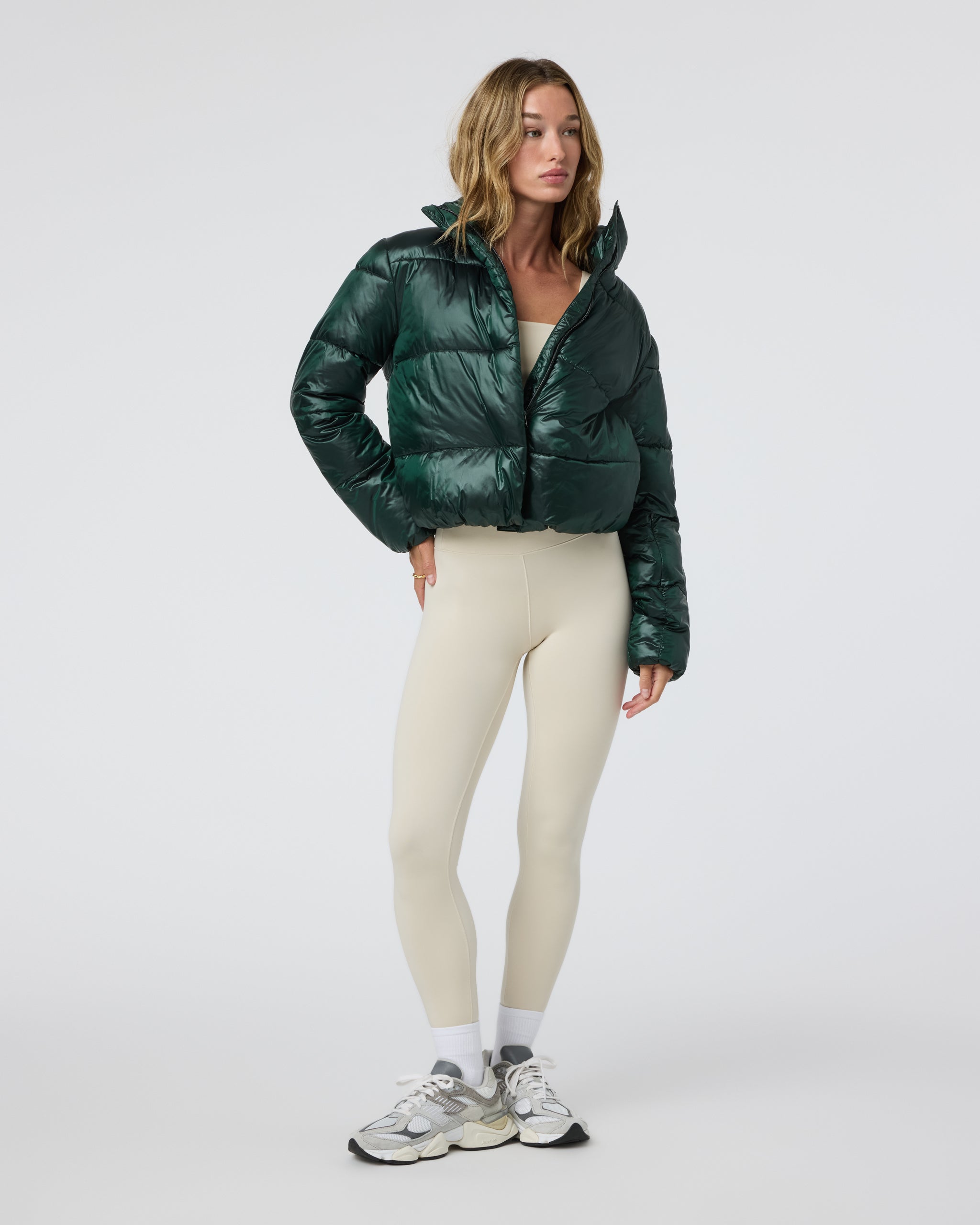 Hudson Insulated Shine Jacket | Aspen