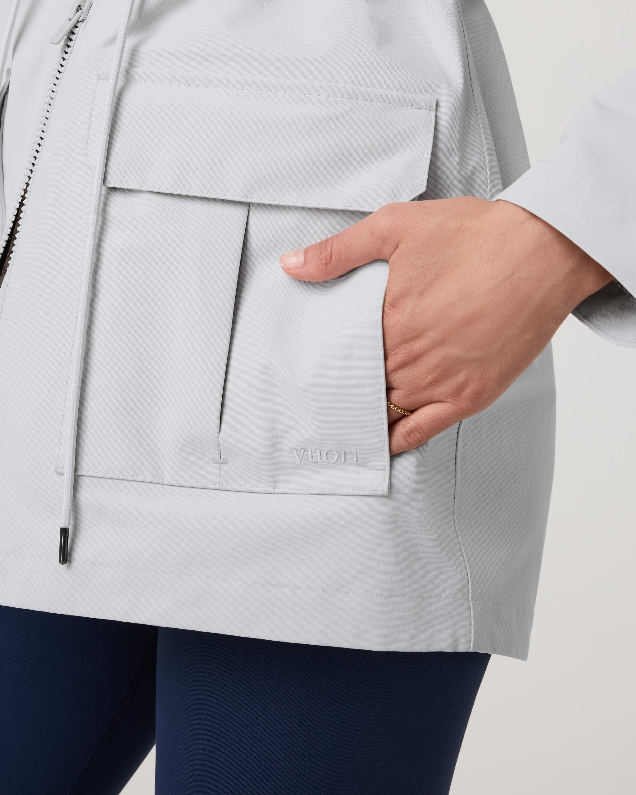Pfeiffer Rain Jacket | Silver Cloud