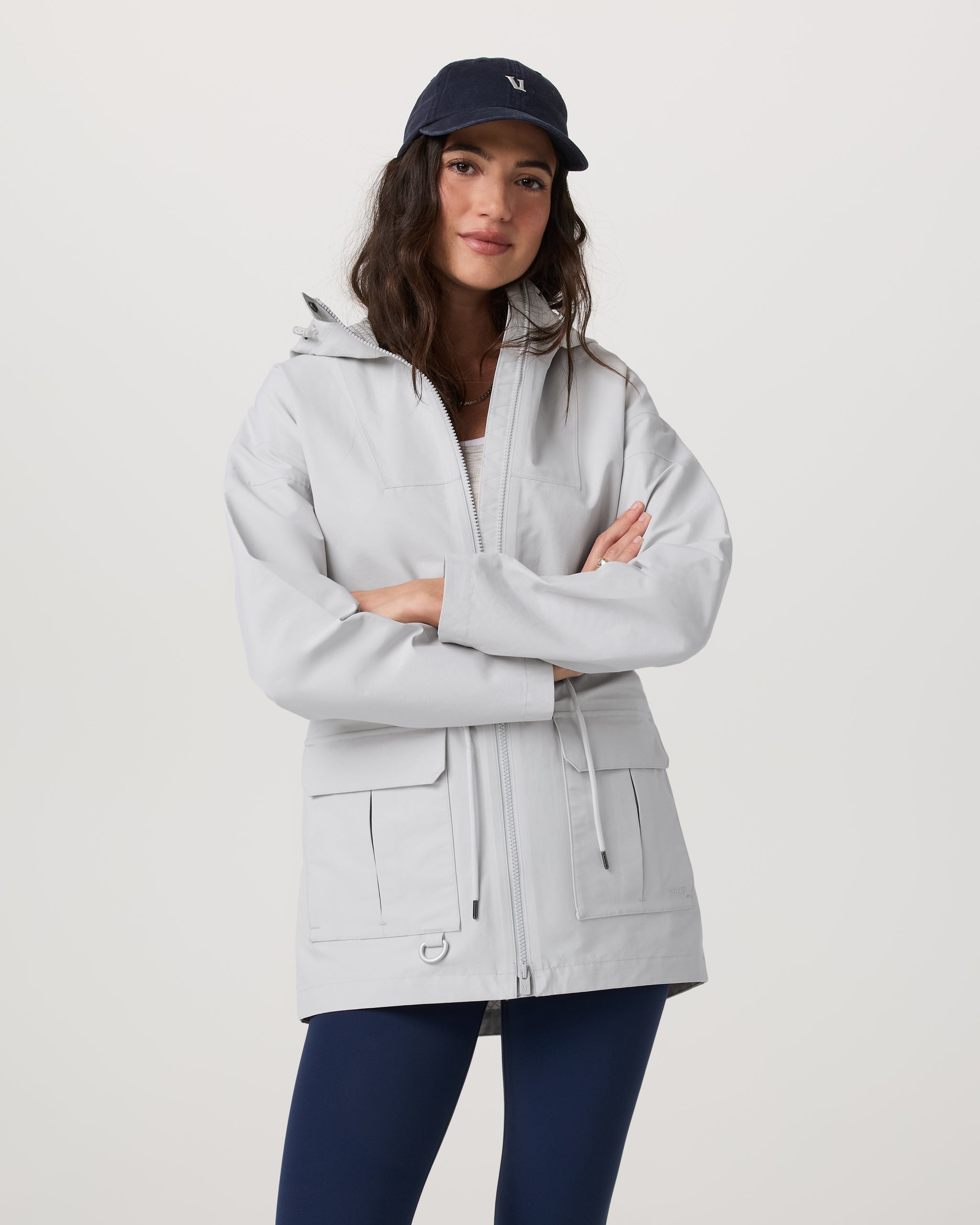 Pfeiffer Rain Jacket | Silver Cloud