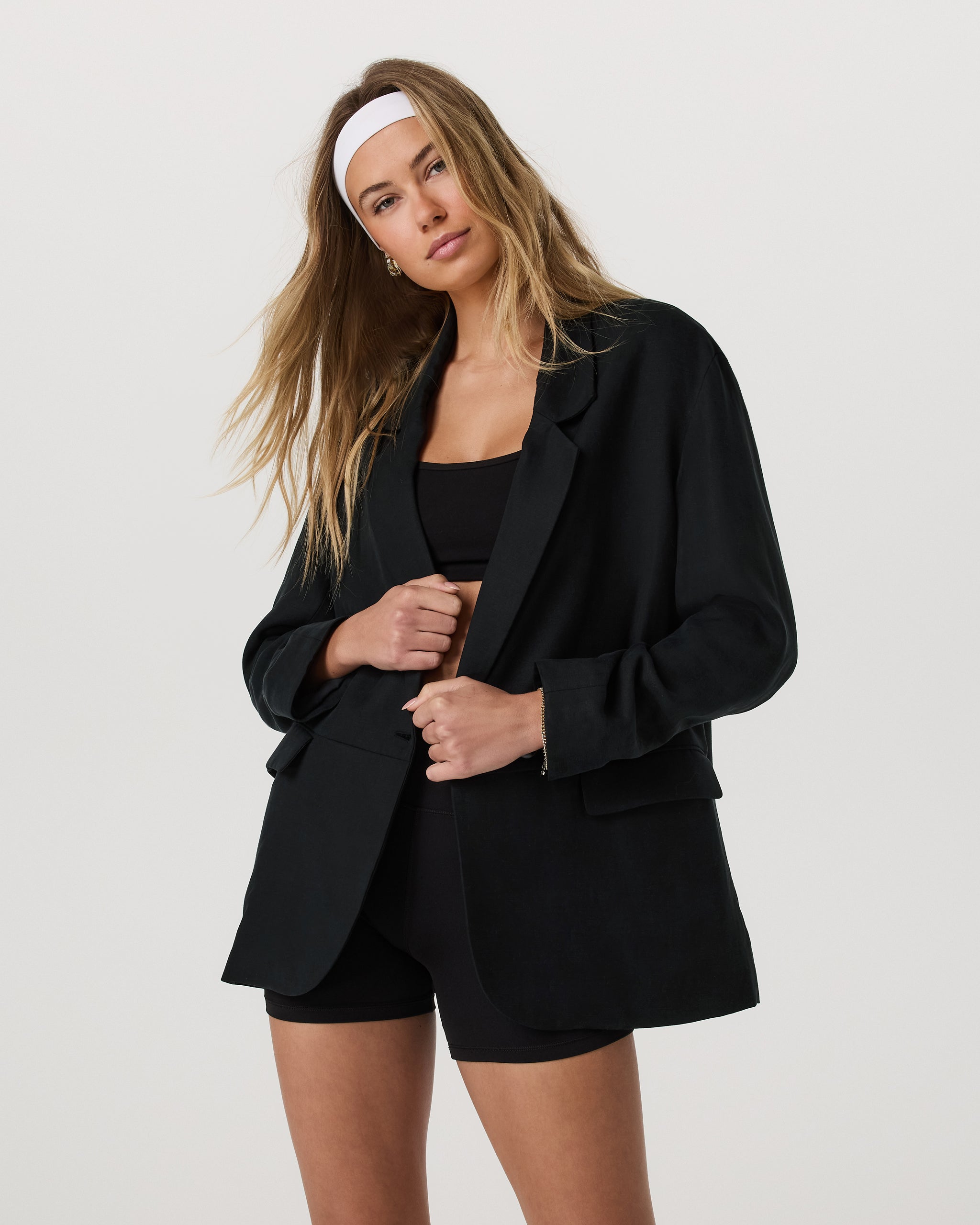 Trestles Twill Blazer | Black