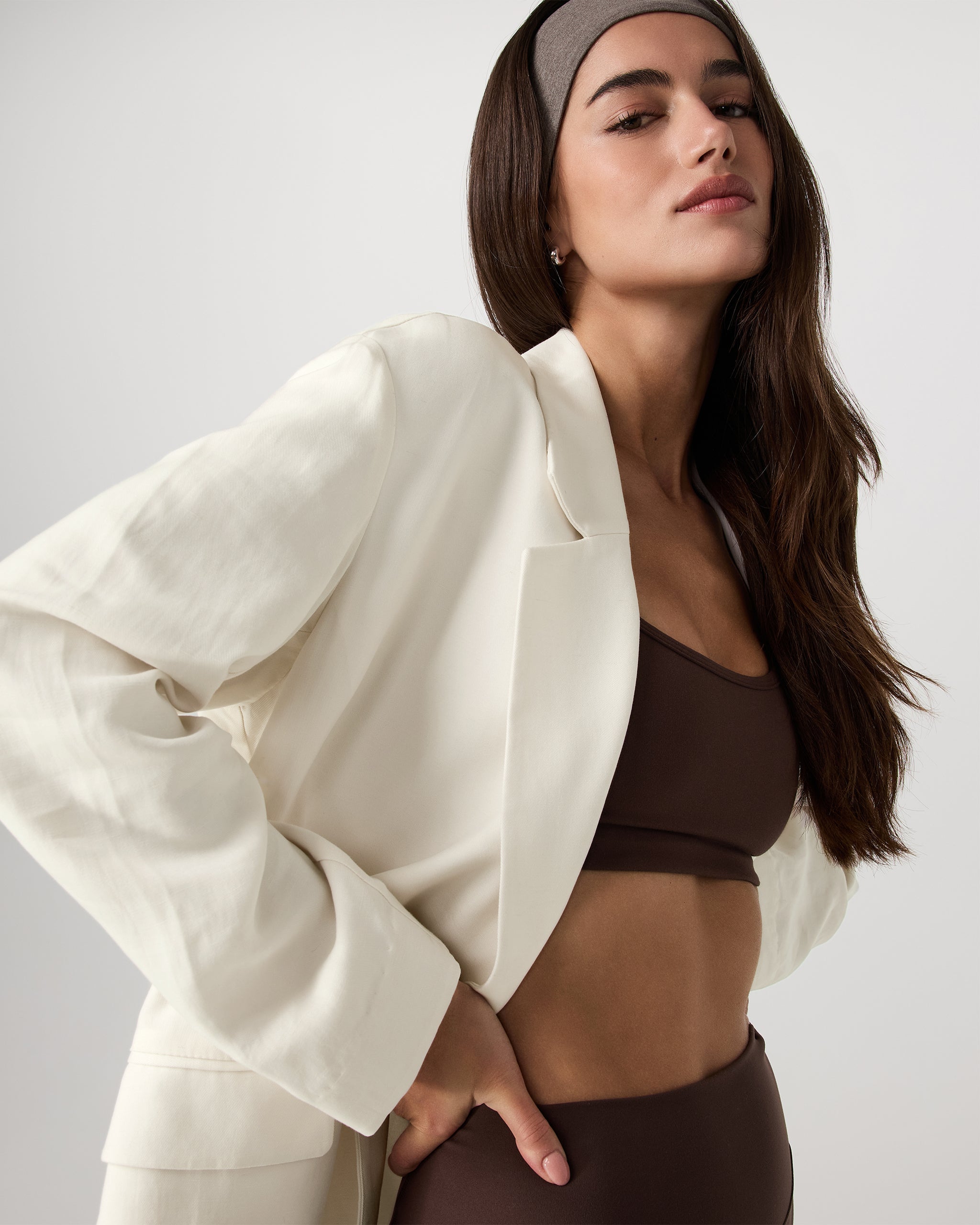 Trestles Twill Blazer | Marshmallow