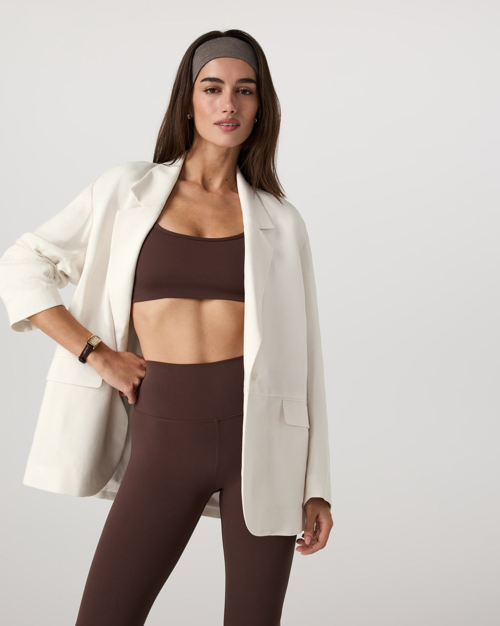 Trestles Twill Blazer | Marshmallow