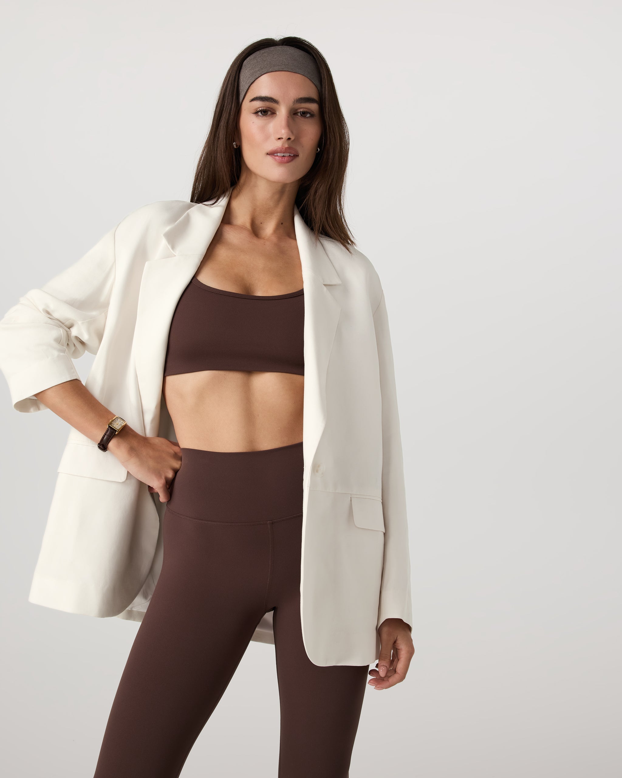 Trestles Twill Blazer | Marshmallow