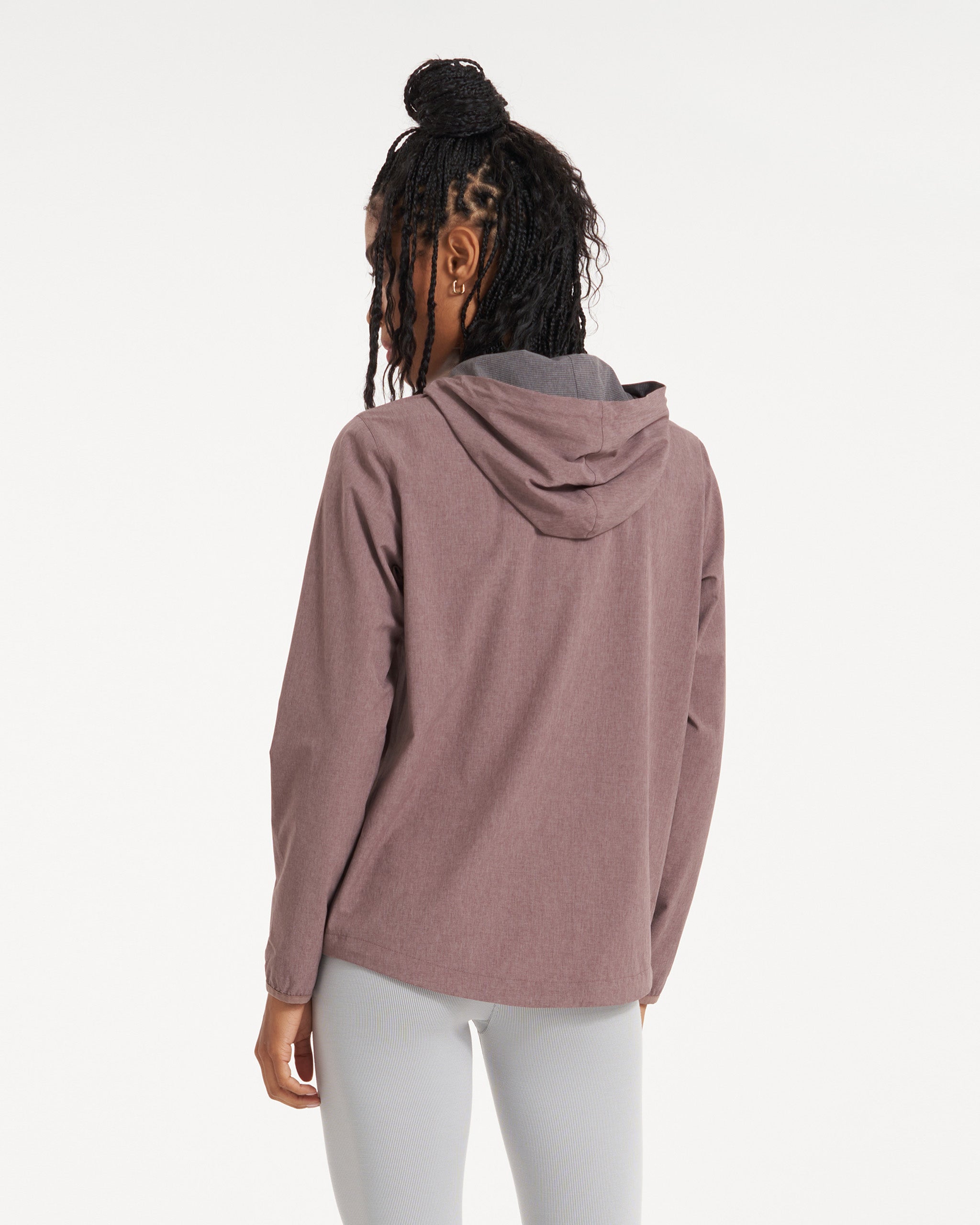 Womens Outdoor Trainer Shell | Hazel Linen Texture