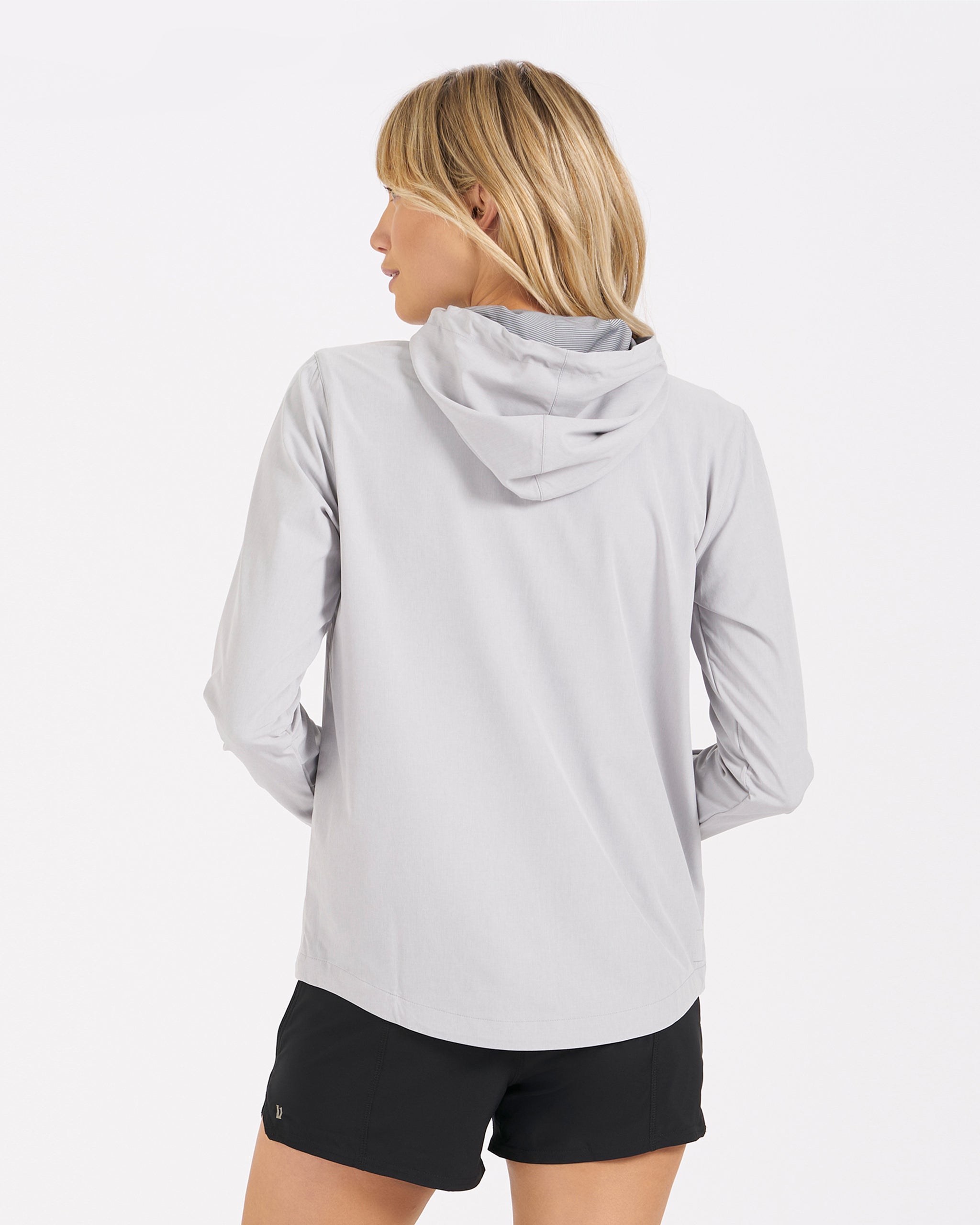 Womens Outdoor Trainer Shell | Platinum Linen Texture