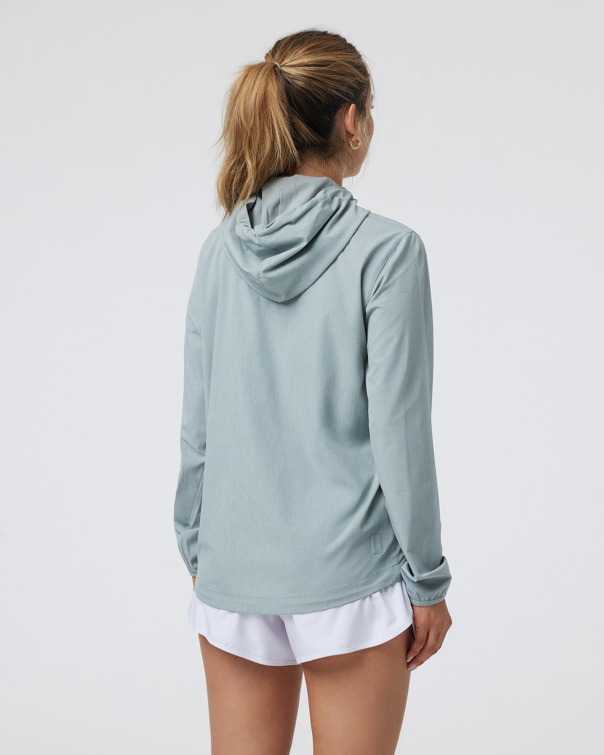 Womens Outdoor Trainer Shell | Vintage Pistachio Linen Texture
