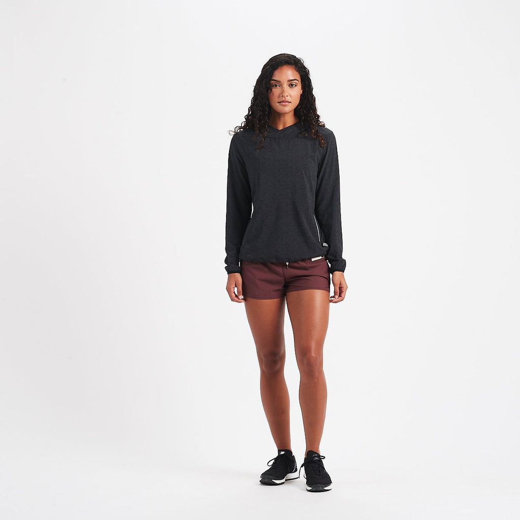 Westerly Packable Pullover | Charcoal Twill Texture