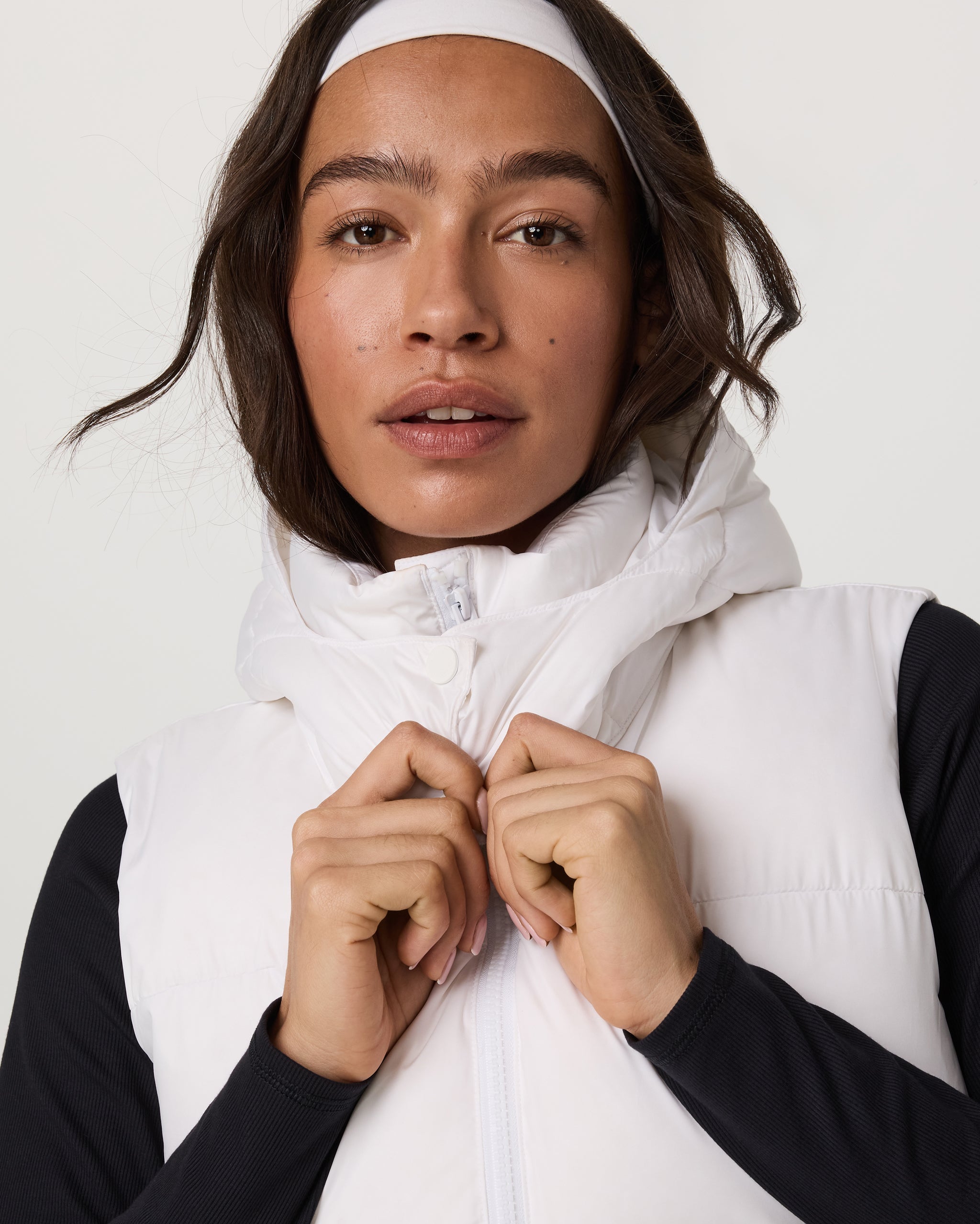Alta Down Vest | White