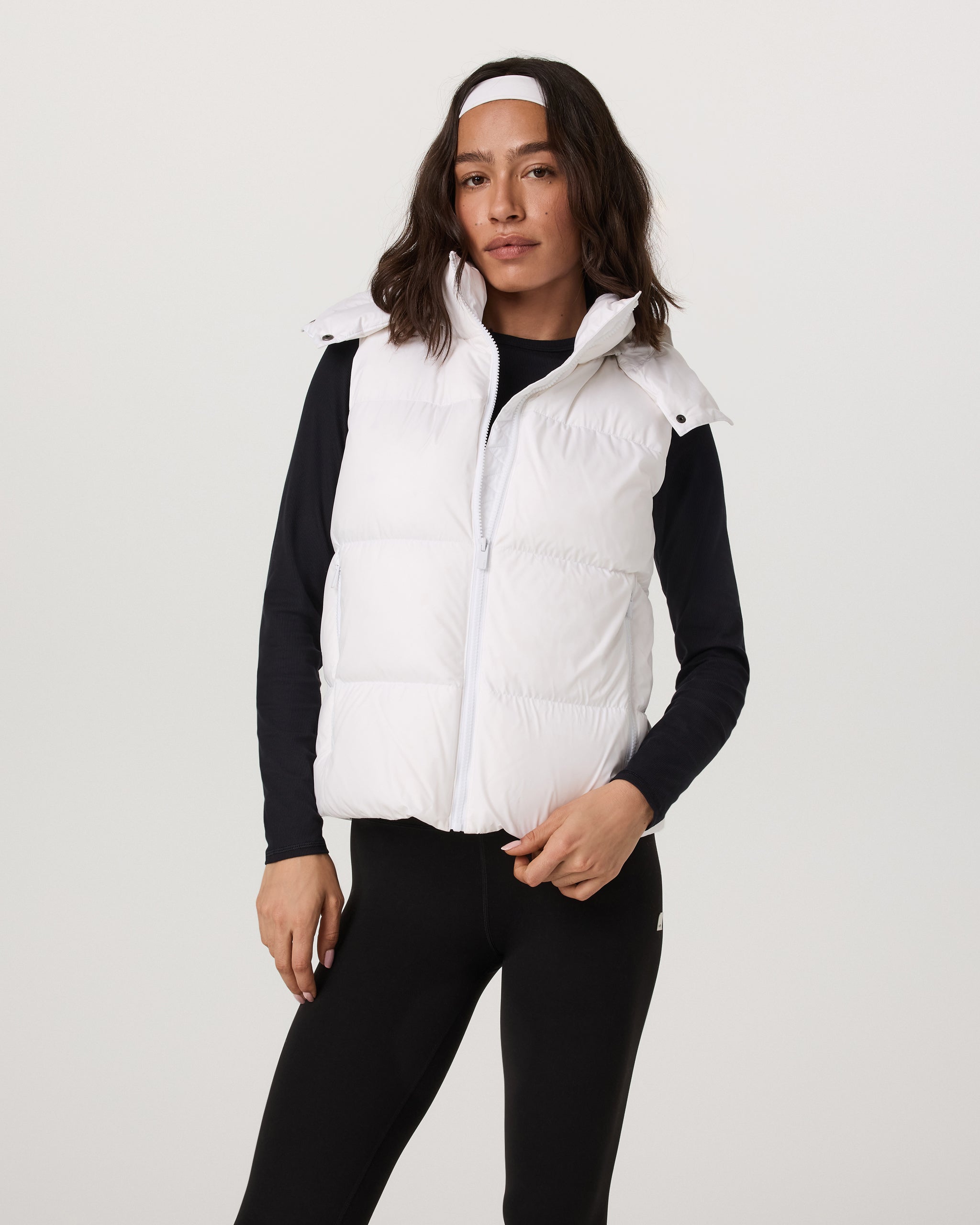 Alta Down Vest | White