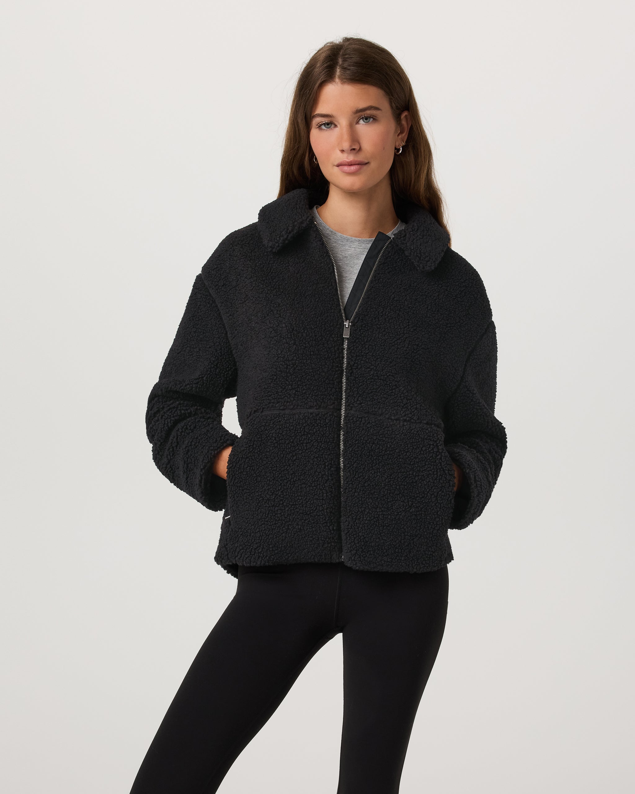 Lou Full Zip Jacket | Black