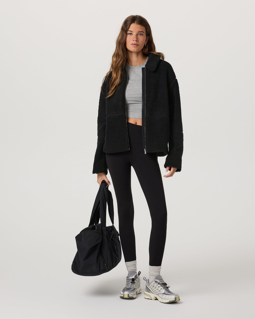 Lou Full Zip Jacket | Black