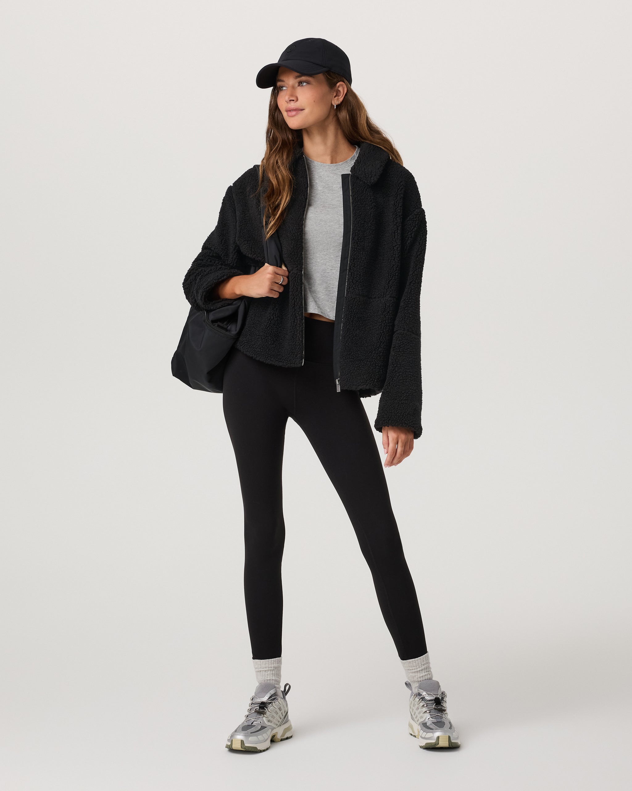 Lou Full Zip Jacket | Black
