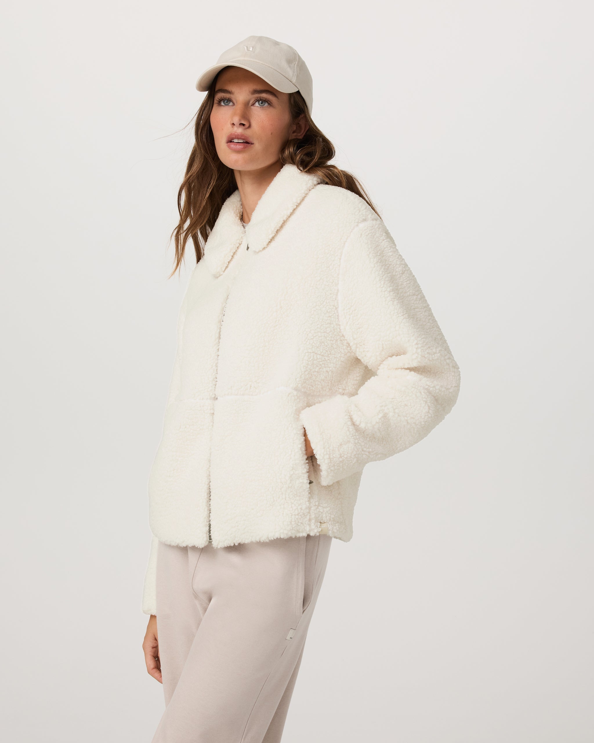 Lou Full Zip Jacket | Marshmallow