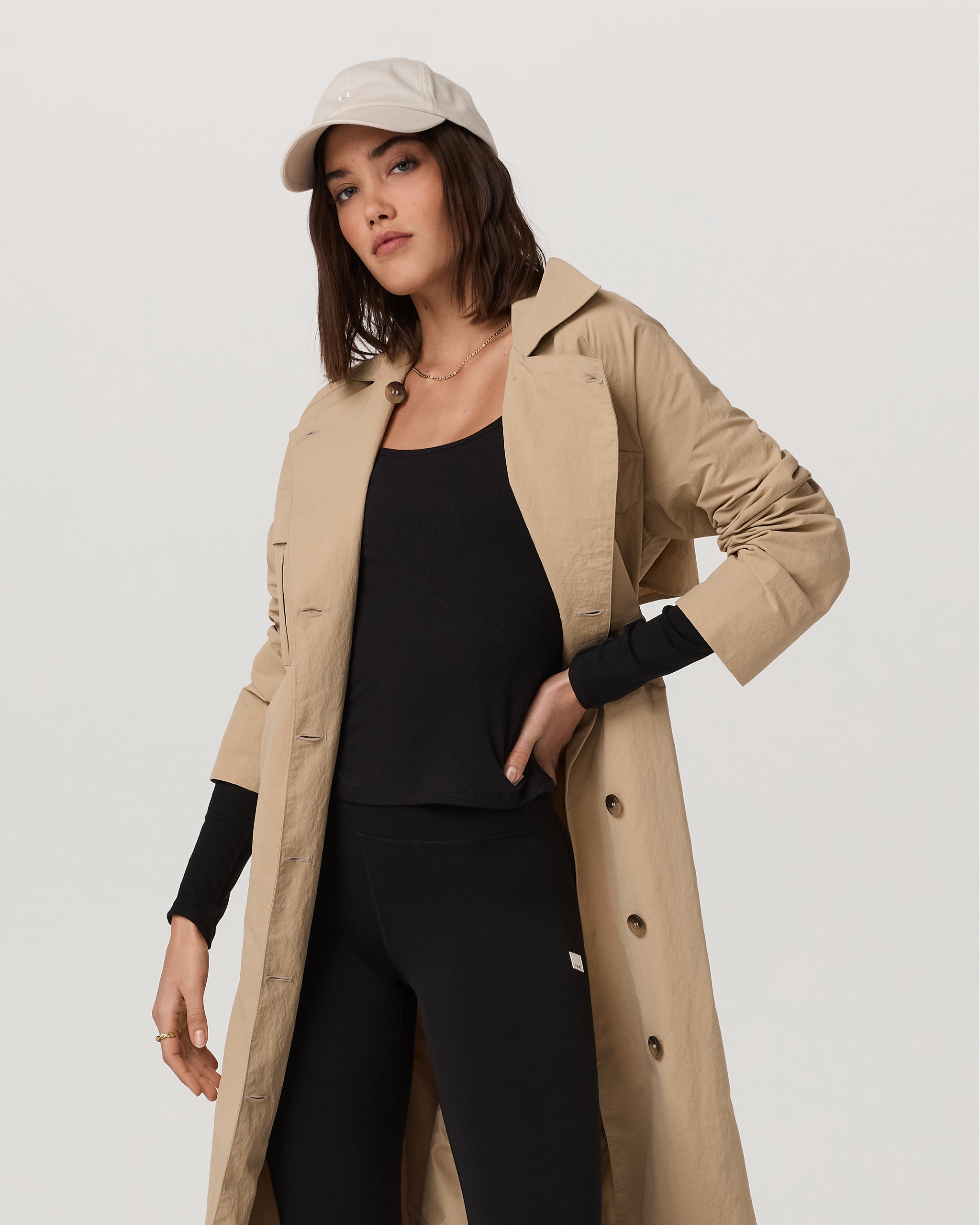 Rhodes Trench Coat | Khaki
