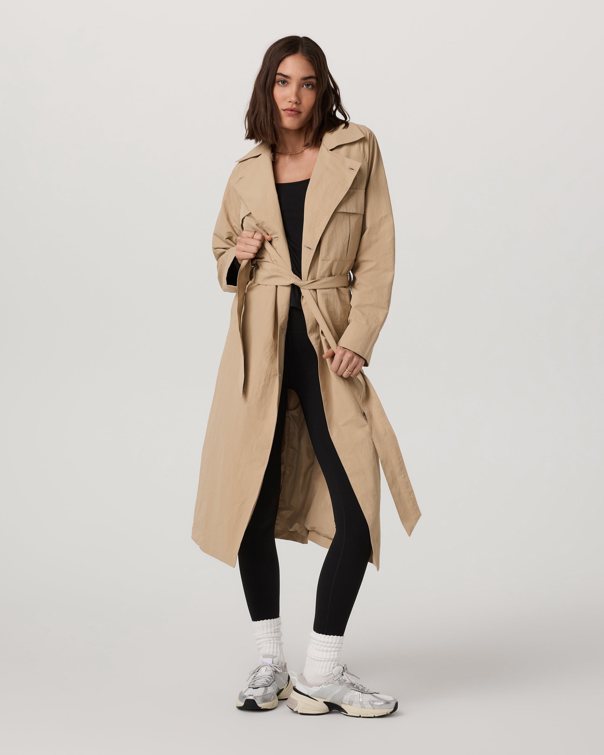 Rhodes Trench Coat | Khaki