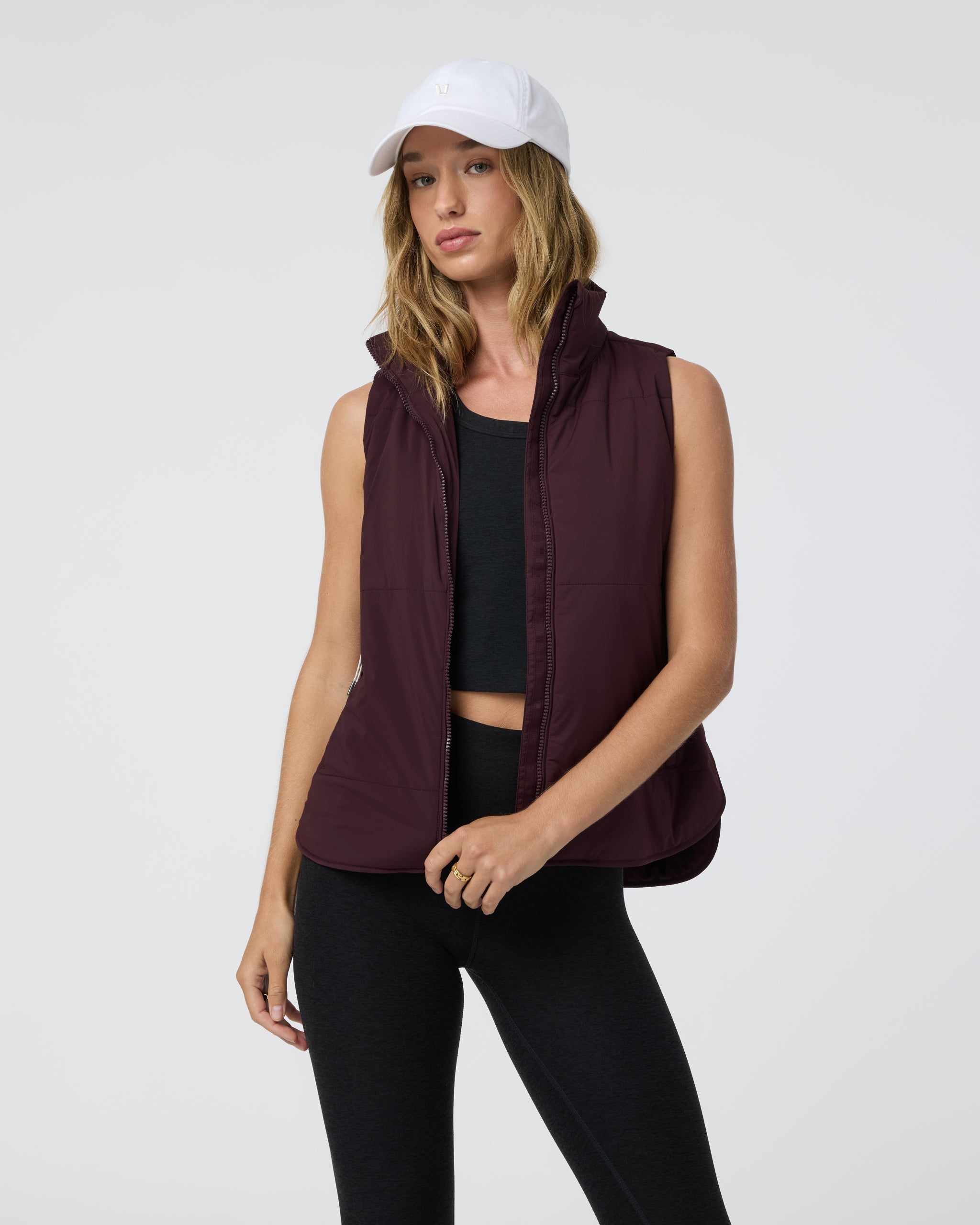 Canyon Insulated Vest | Cerise