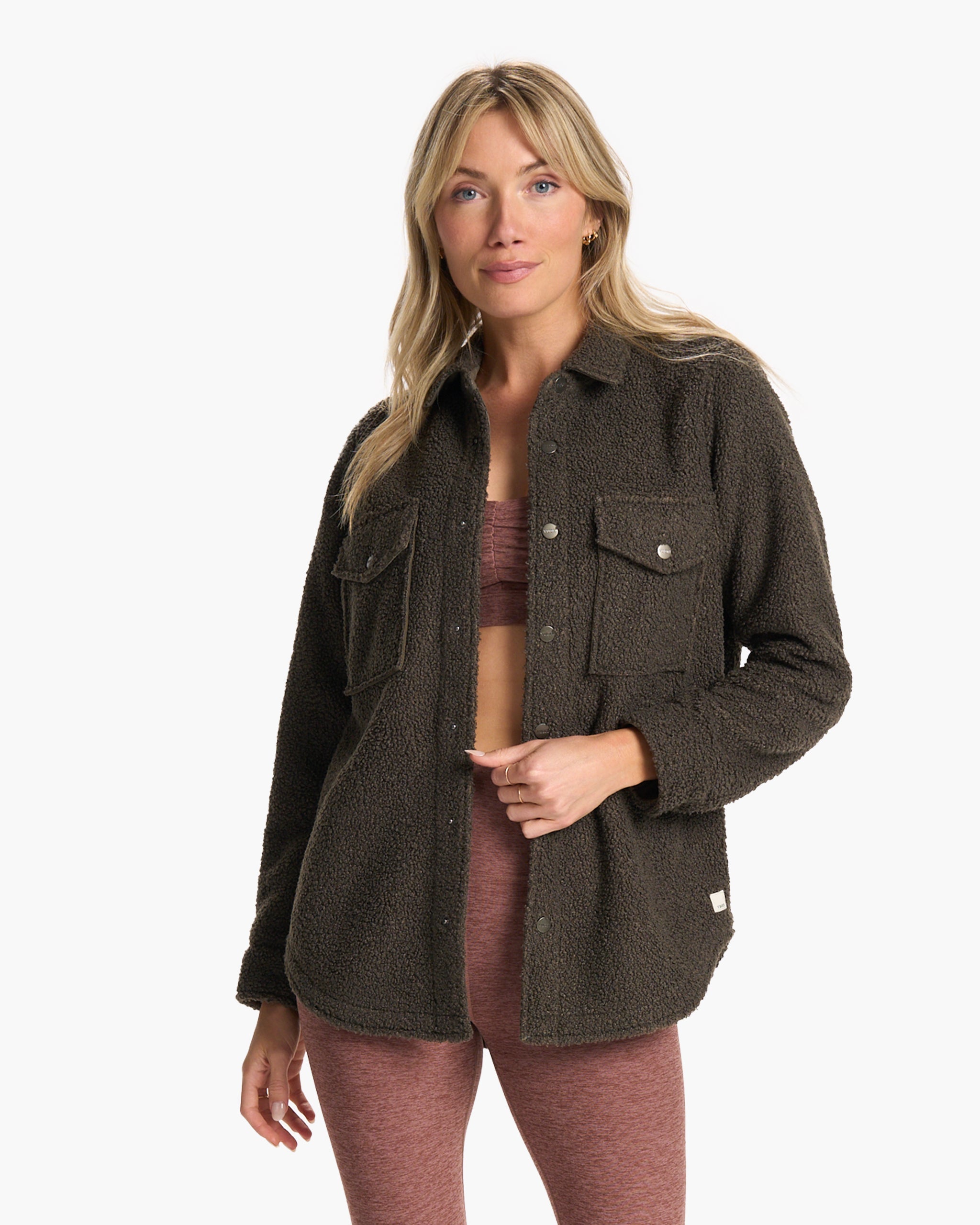 Sycamore Shirt Jacket | Dark Cocoa