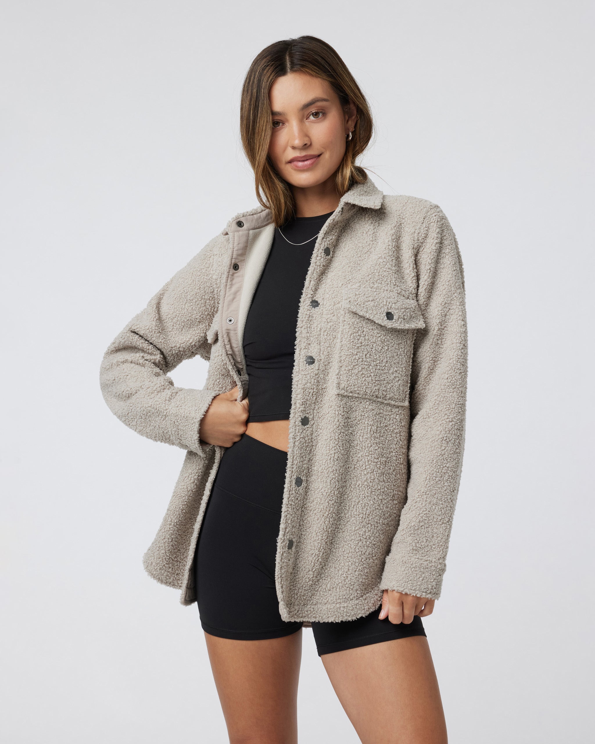 Sycamore Shirt Jacket | Dark Salt