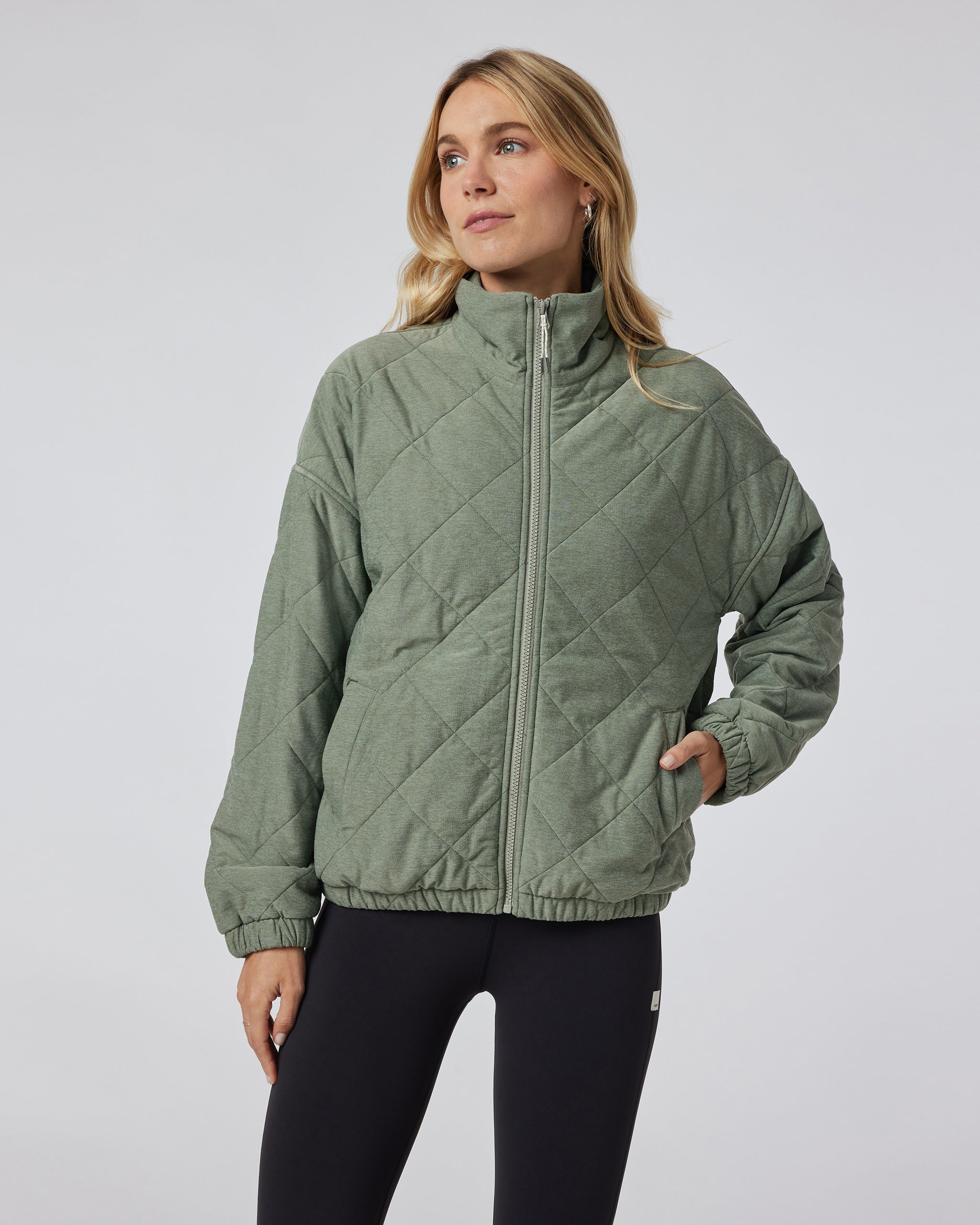 Halo Insulated Jacket | Pistachio Heather