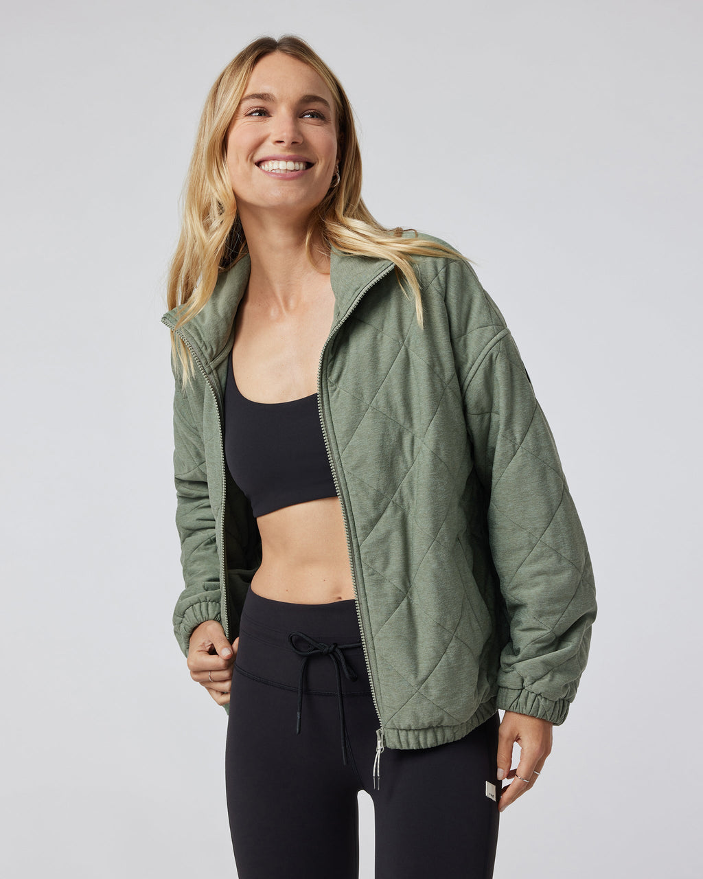 Halo Insulated Jacket | Pistachio Heather