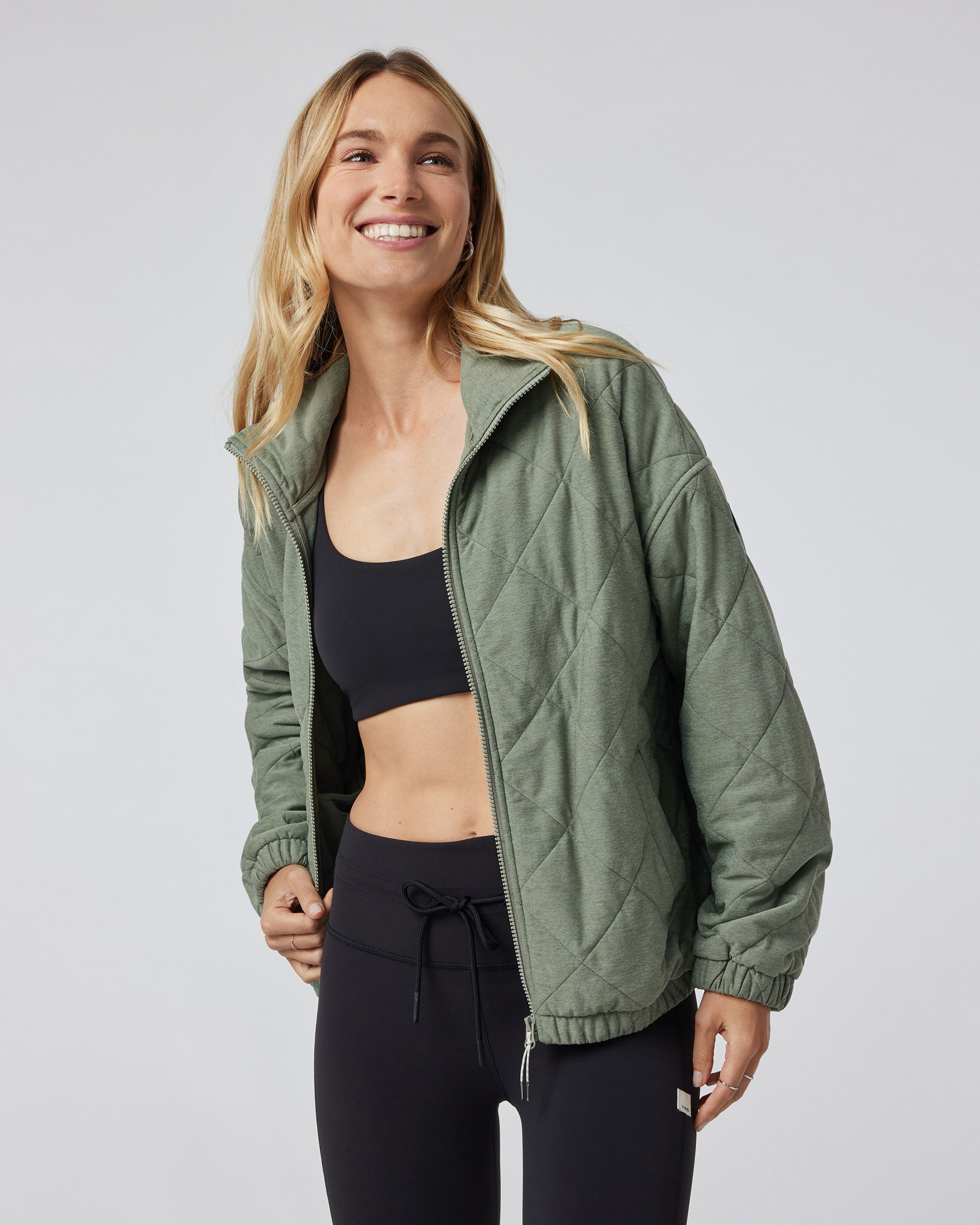 Halo Insulated Jacket | Pistachio Heather
