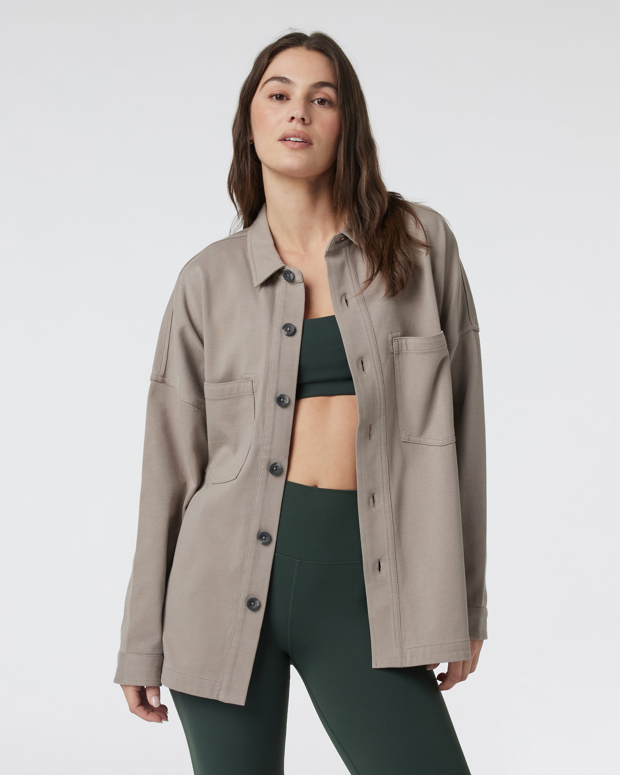 Mackenzie Shirt Jacket | Teak