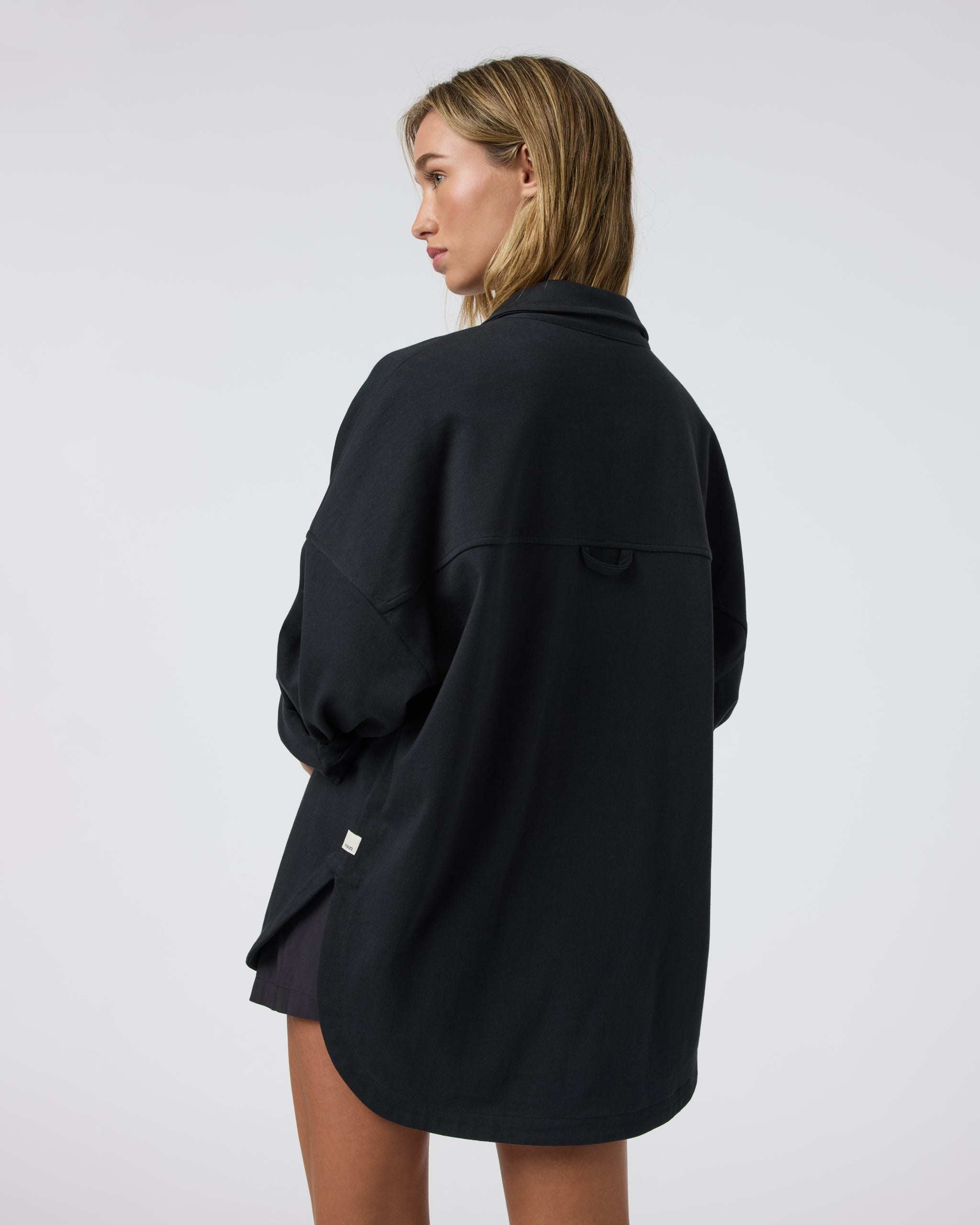 Mackenzie Shirt Jacket | Washed Black