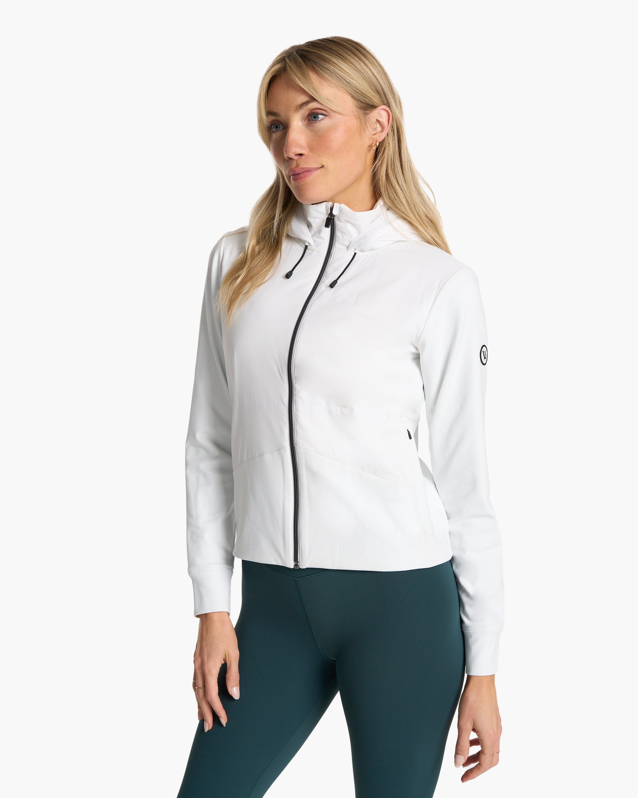 Chilled Out Full Zip | White