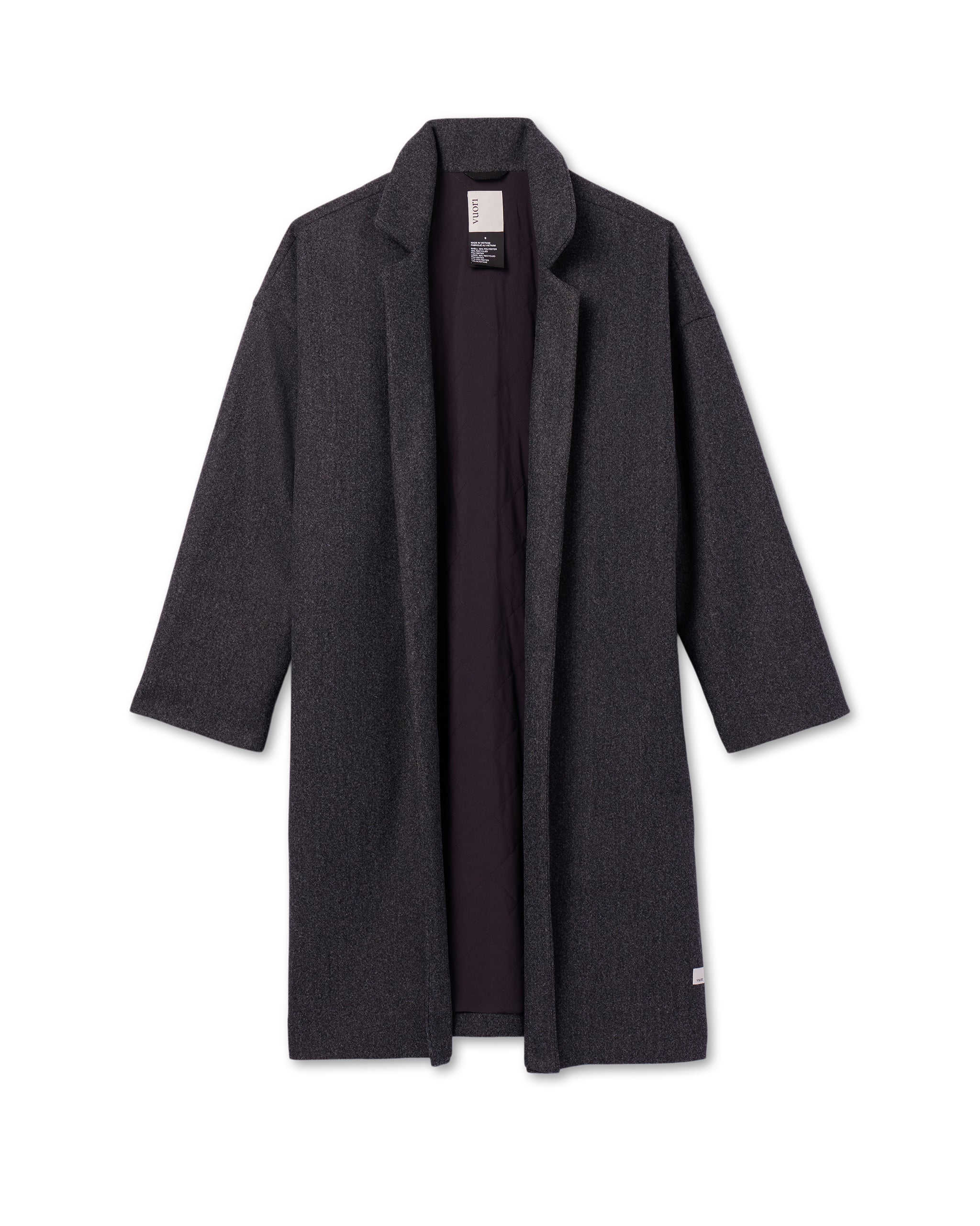 Soho Melton Trench | Black Heather