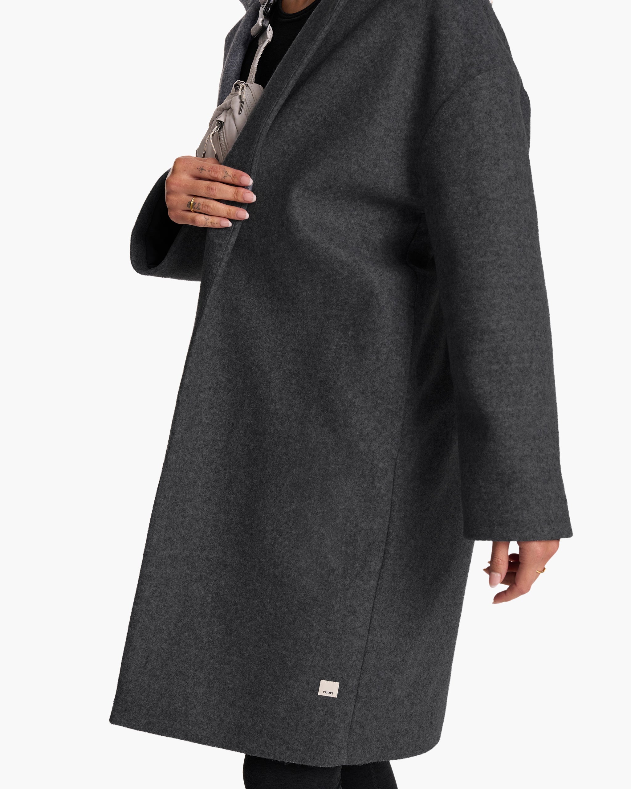 Soho Melton Trench | Black Heather