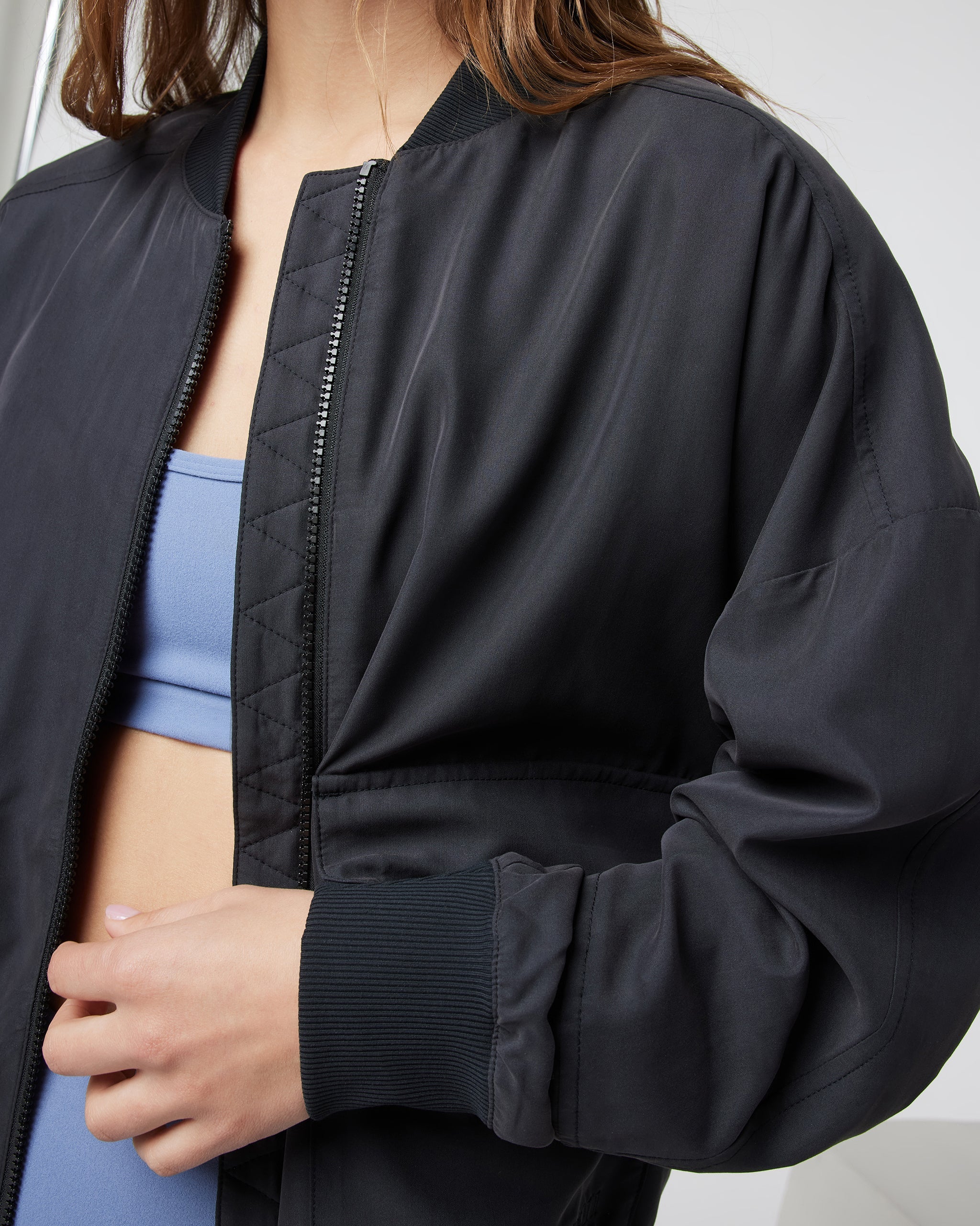 Capri Bomber Jacket | Black