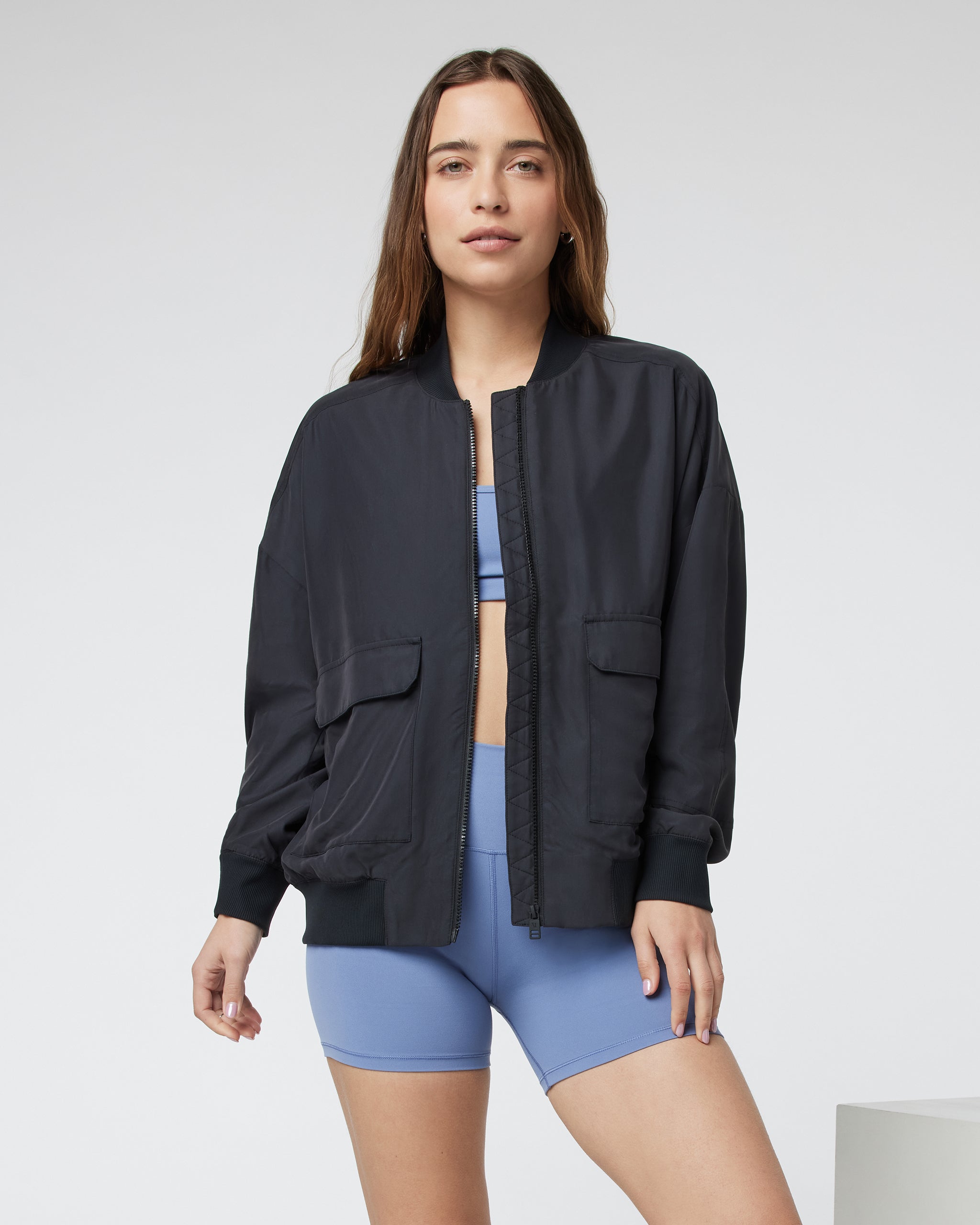 Capri Bomber Jacket | Black