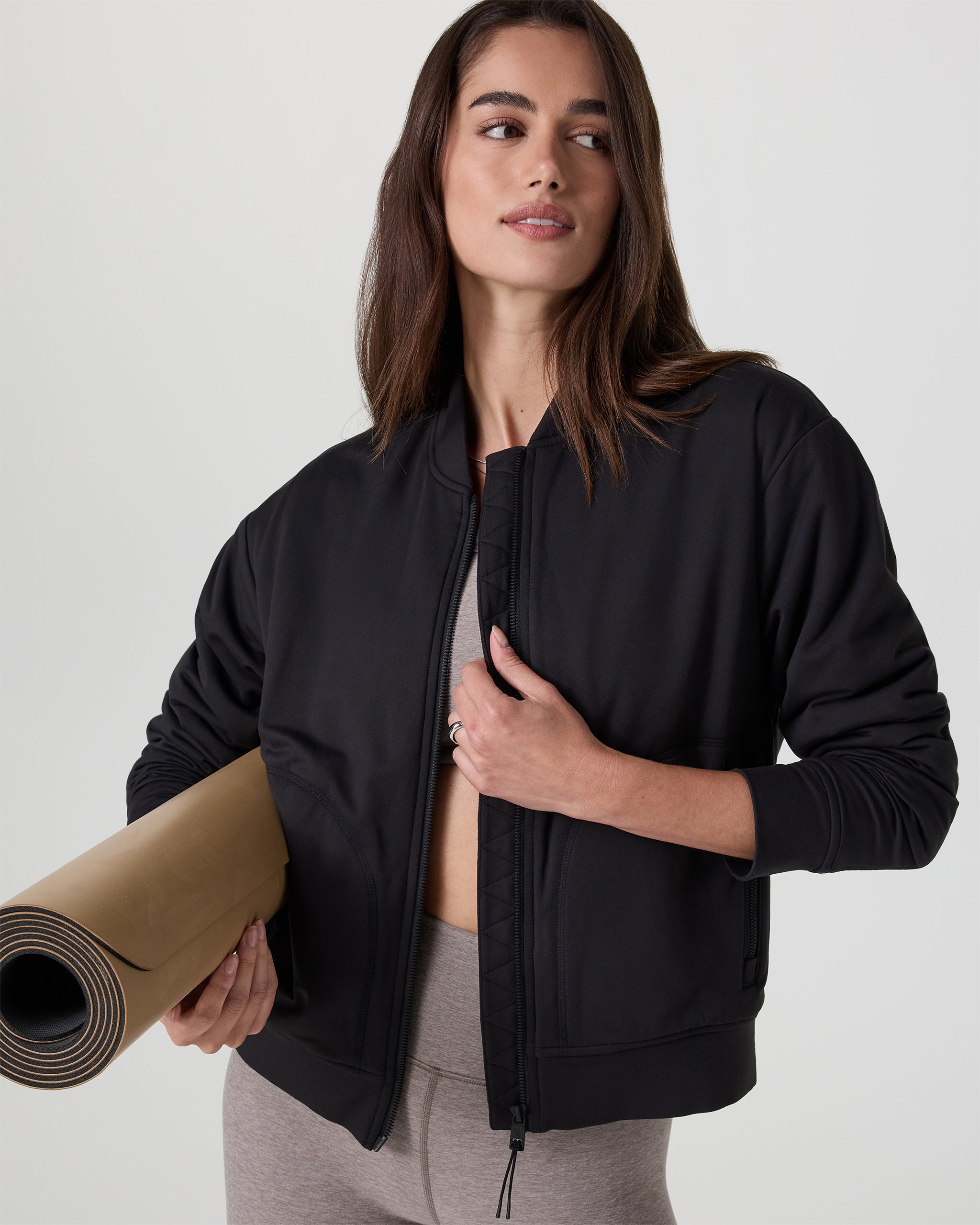 Halo Basin Bomber | Solid Black