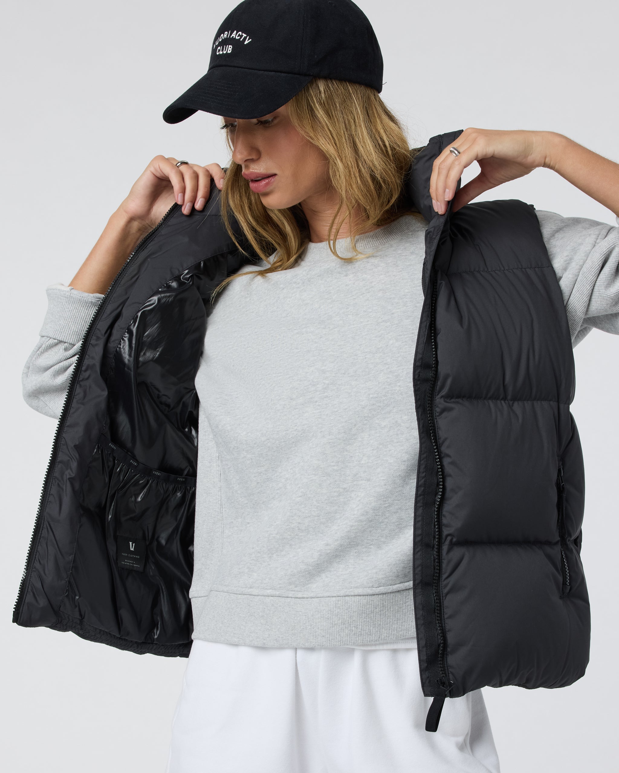 Hillside Down Vest | Black