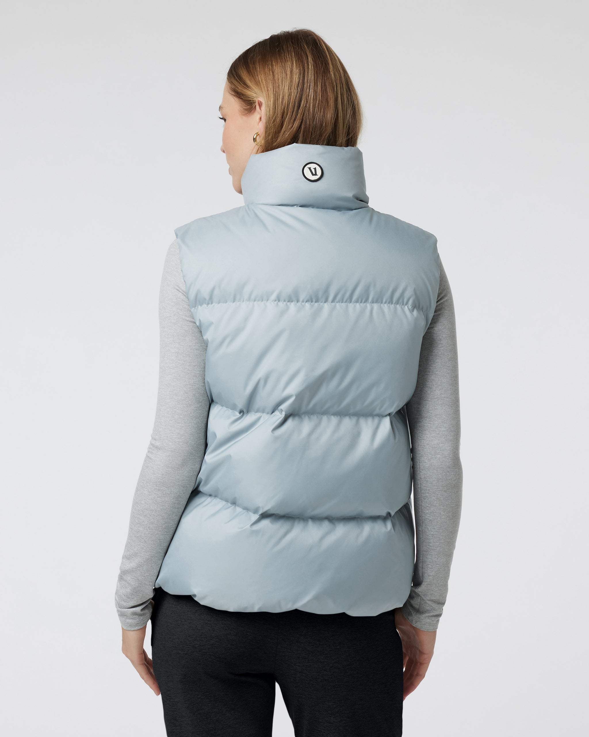 Hillside Down Vest | Chalk Blue