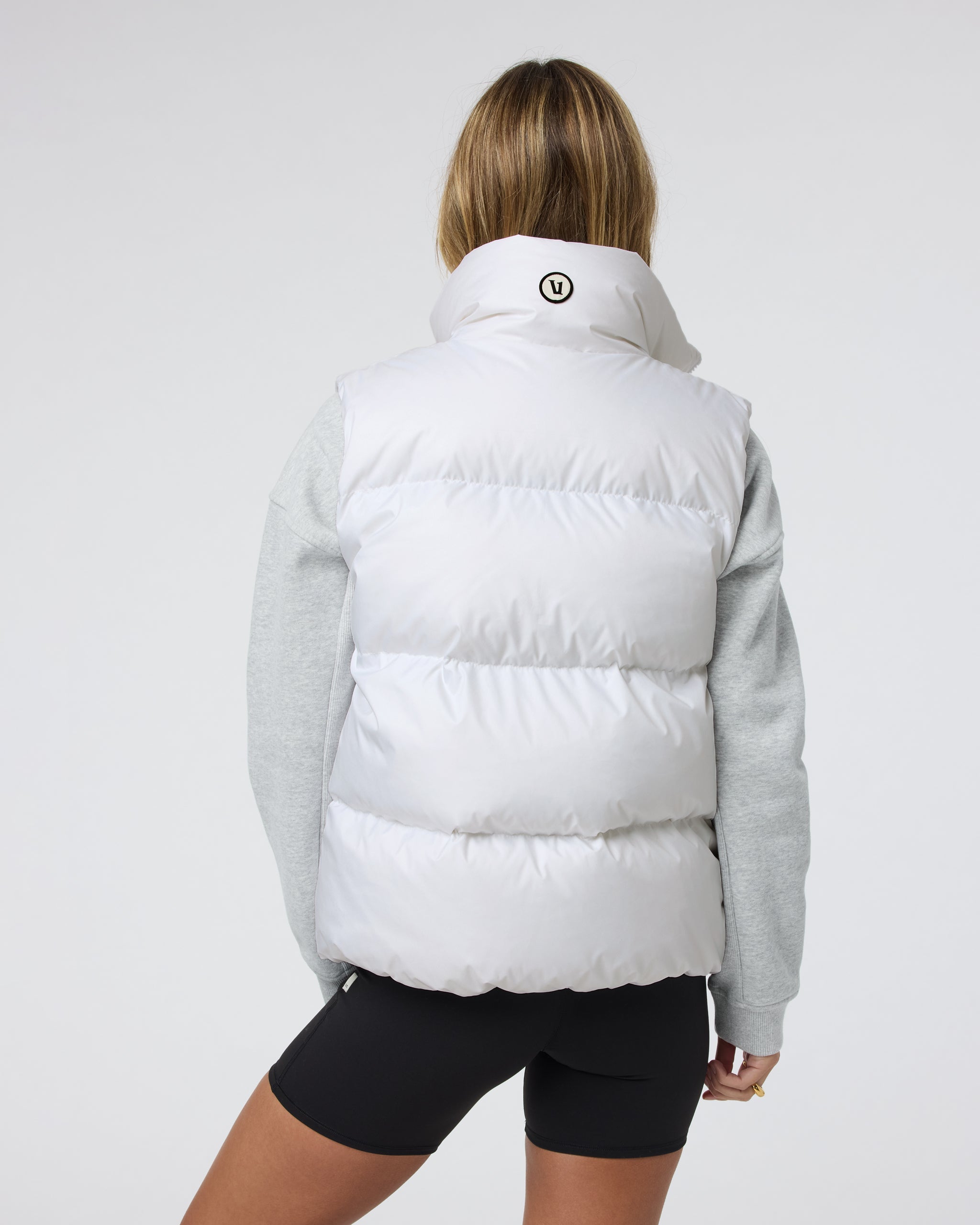 Hillside Down Vest | White