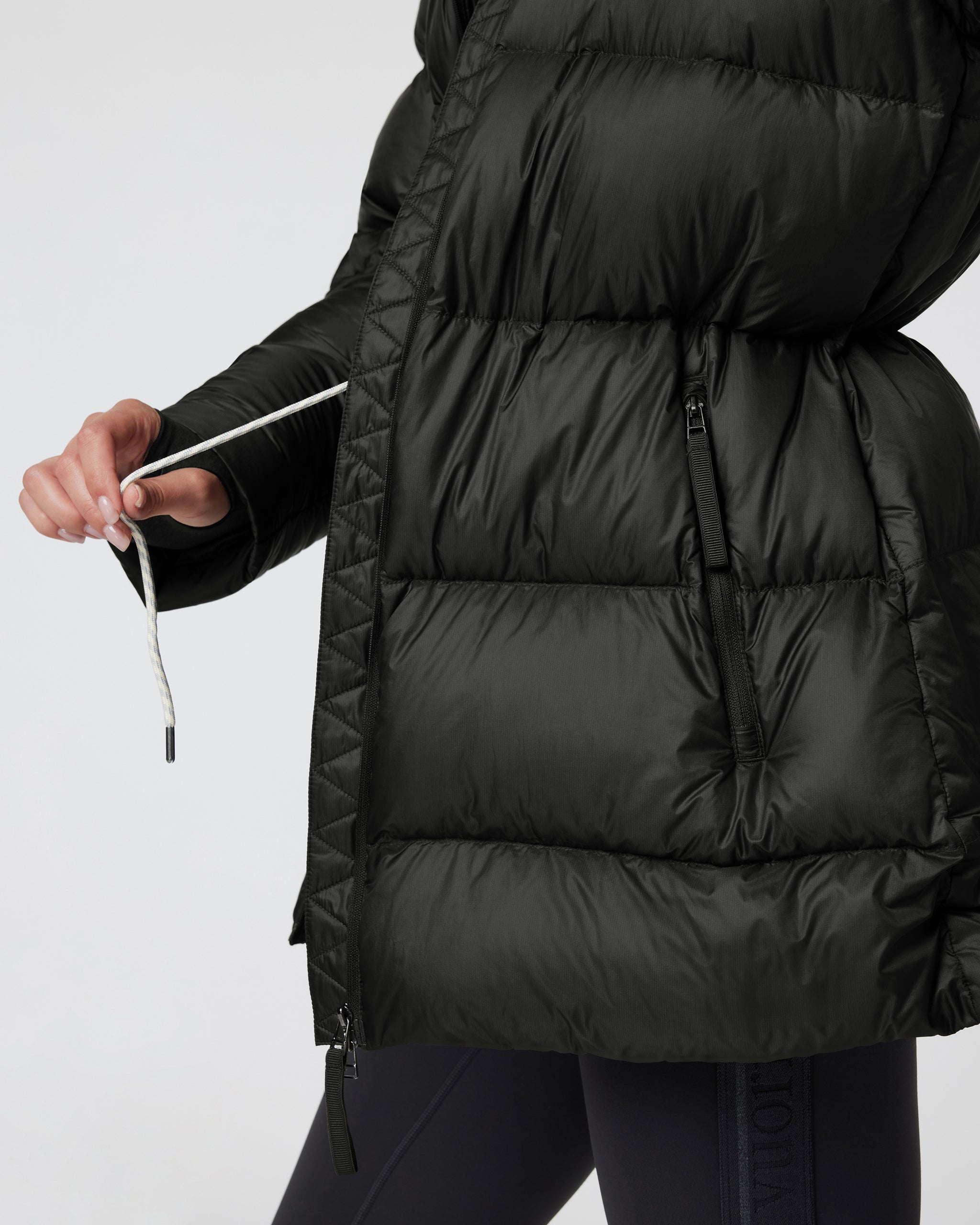 Vail Long Down Jacket | Black