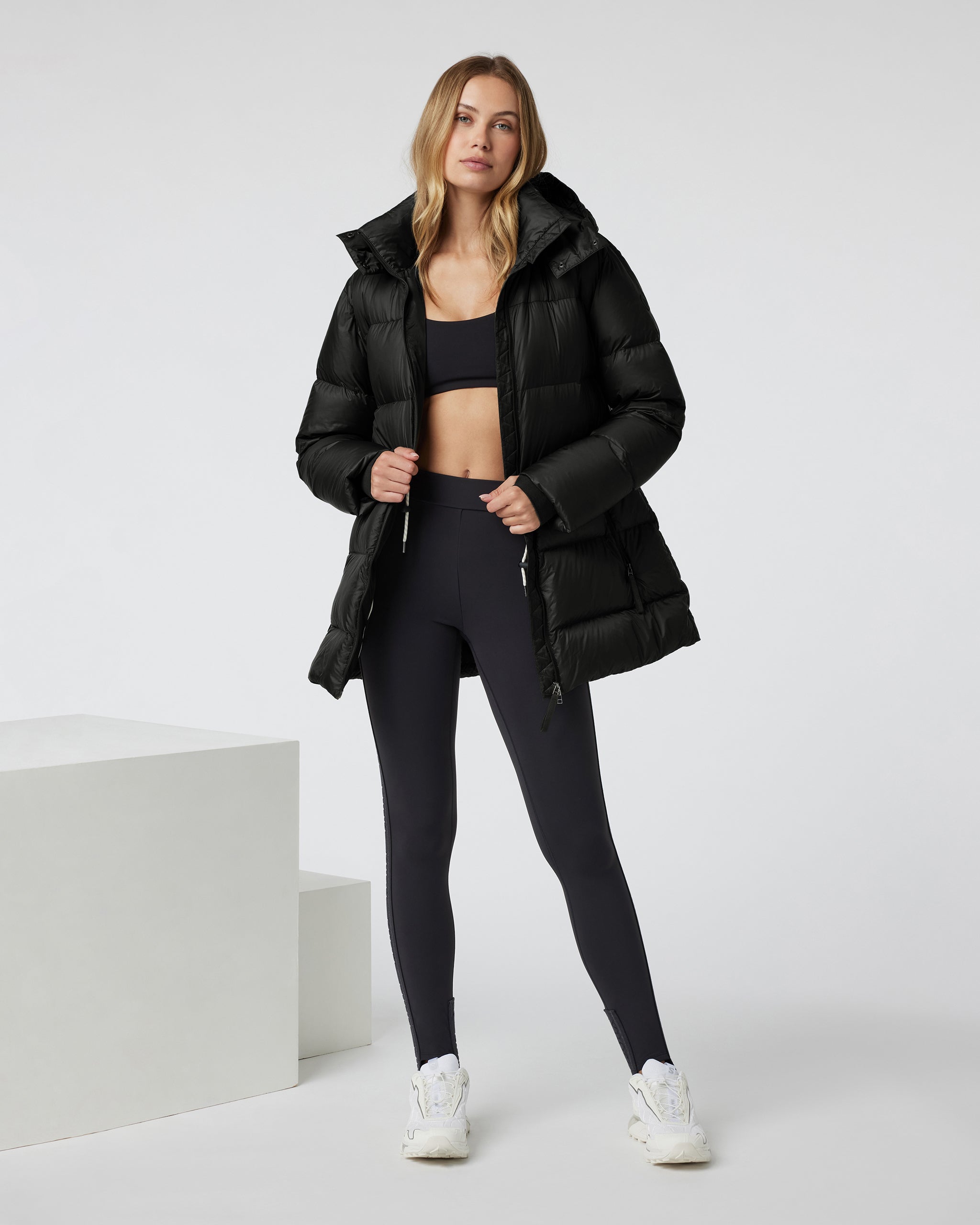 Vail Long Down Jacket | Black