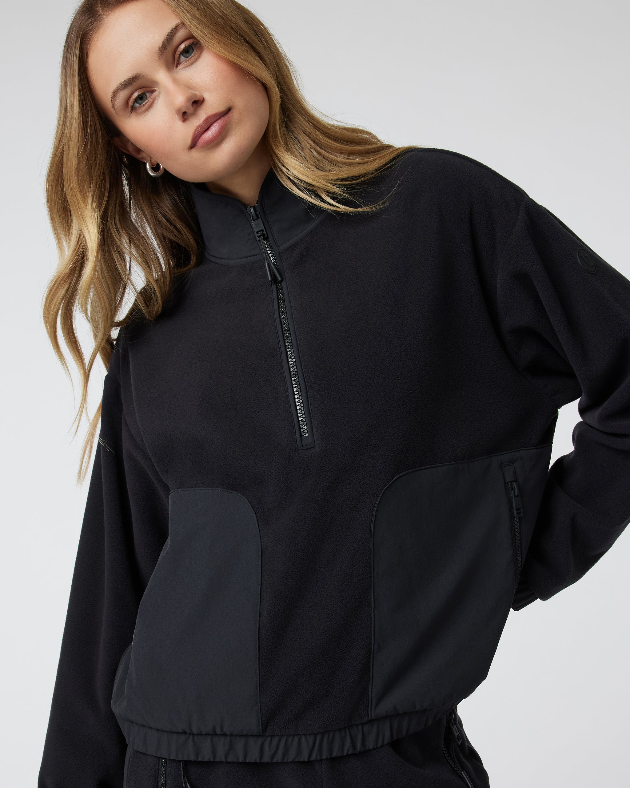 Women's Aspen Half Zip | Black
