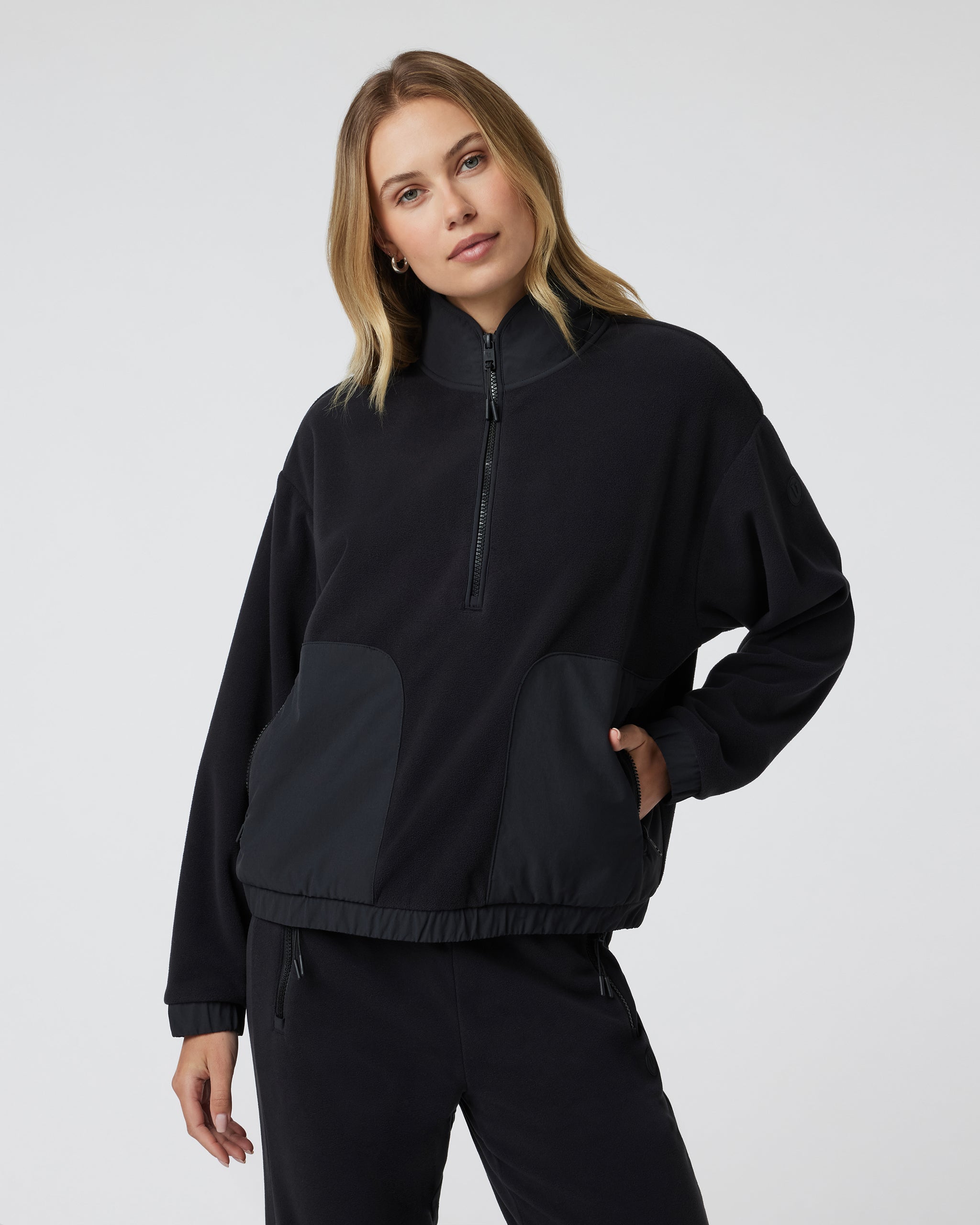 Women's Aspen Half Zip | Black