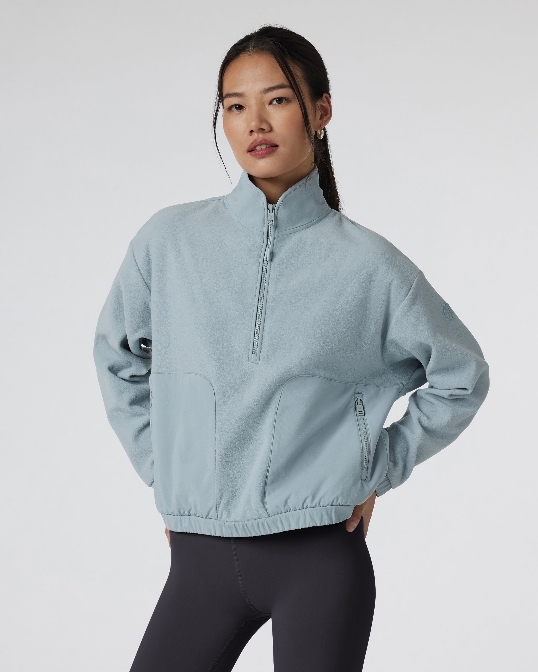 Women's Aspen Half Zip | Chalk Blue