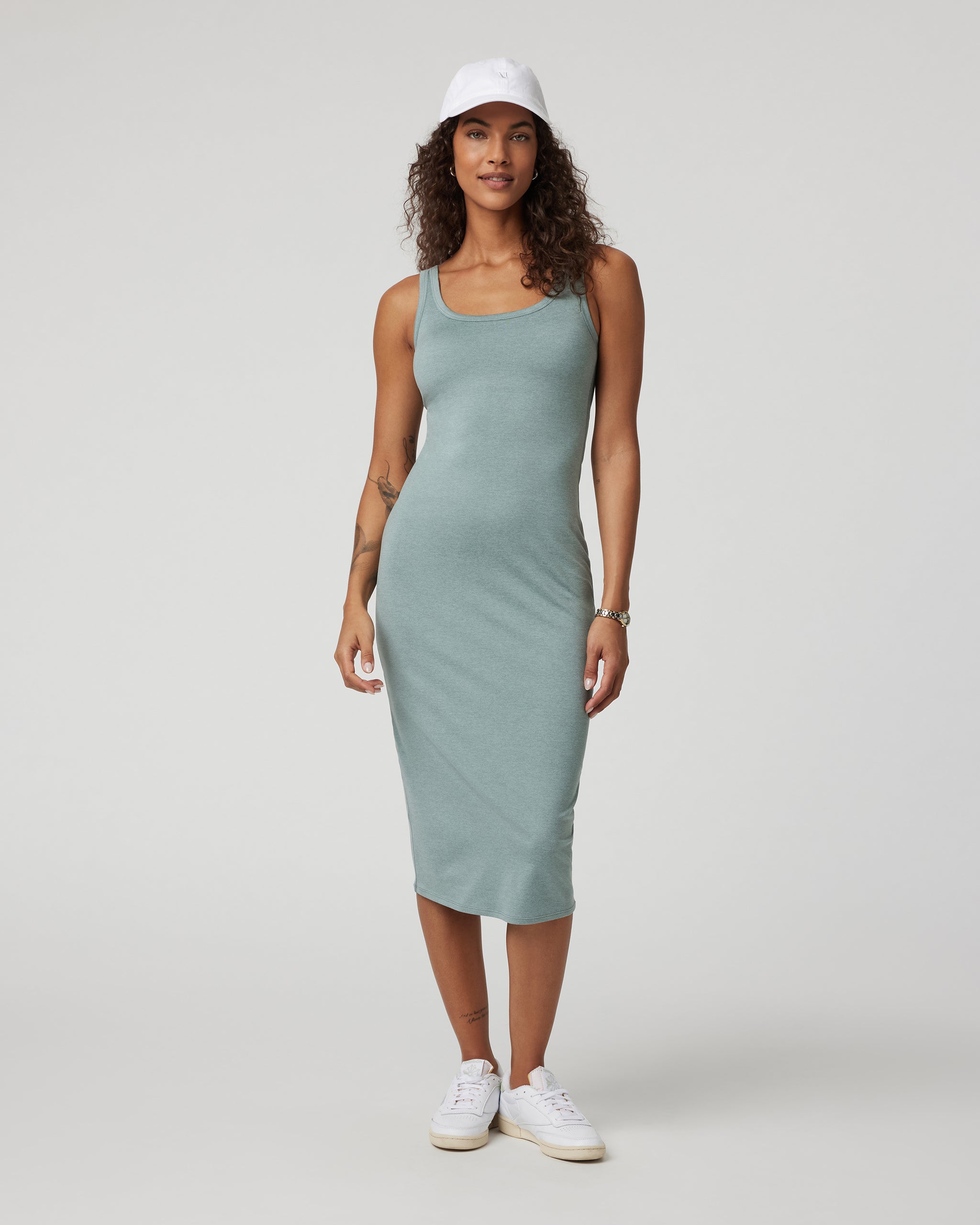 Halo Essential Dress | Vintage Pistachio Heather