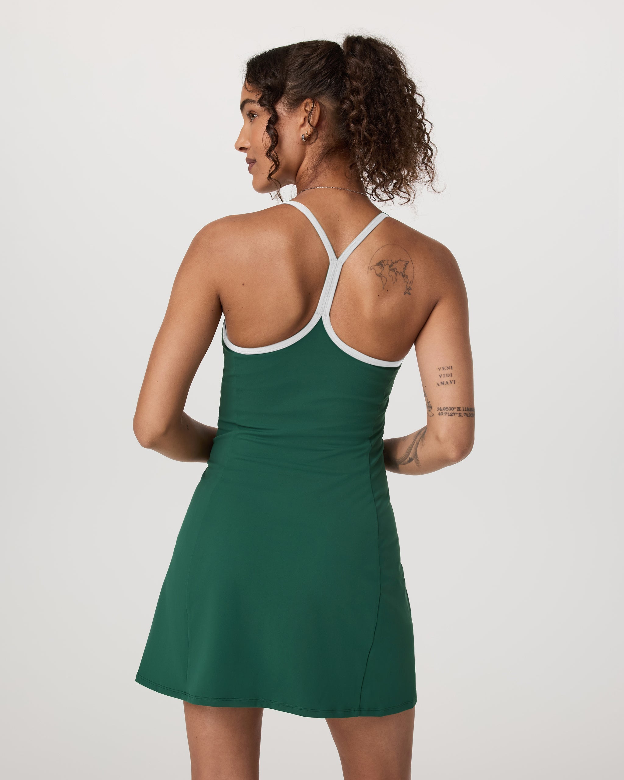 One Shot Tennis Dress | Viridian