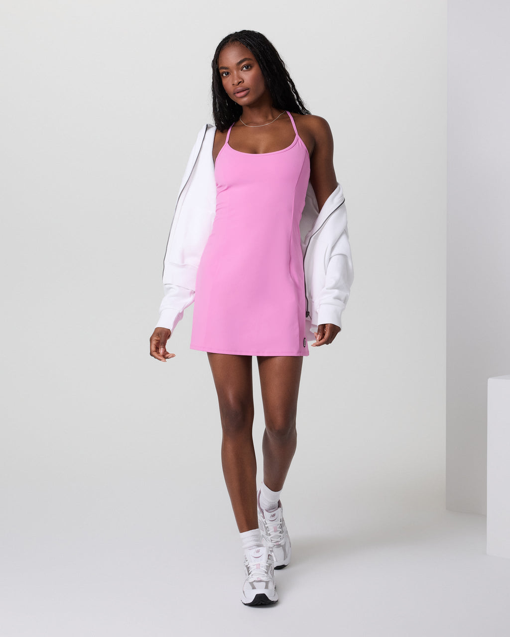 One Shot Tennis Dress | Azalea Pink