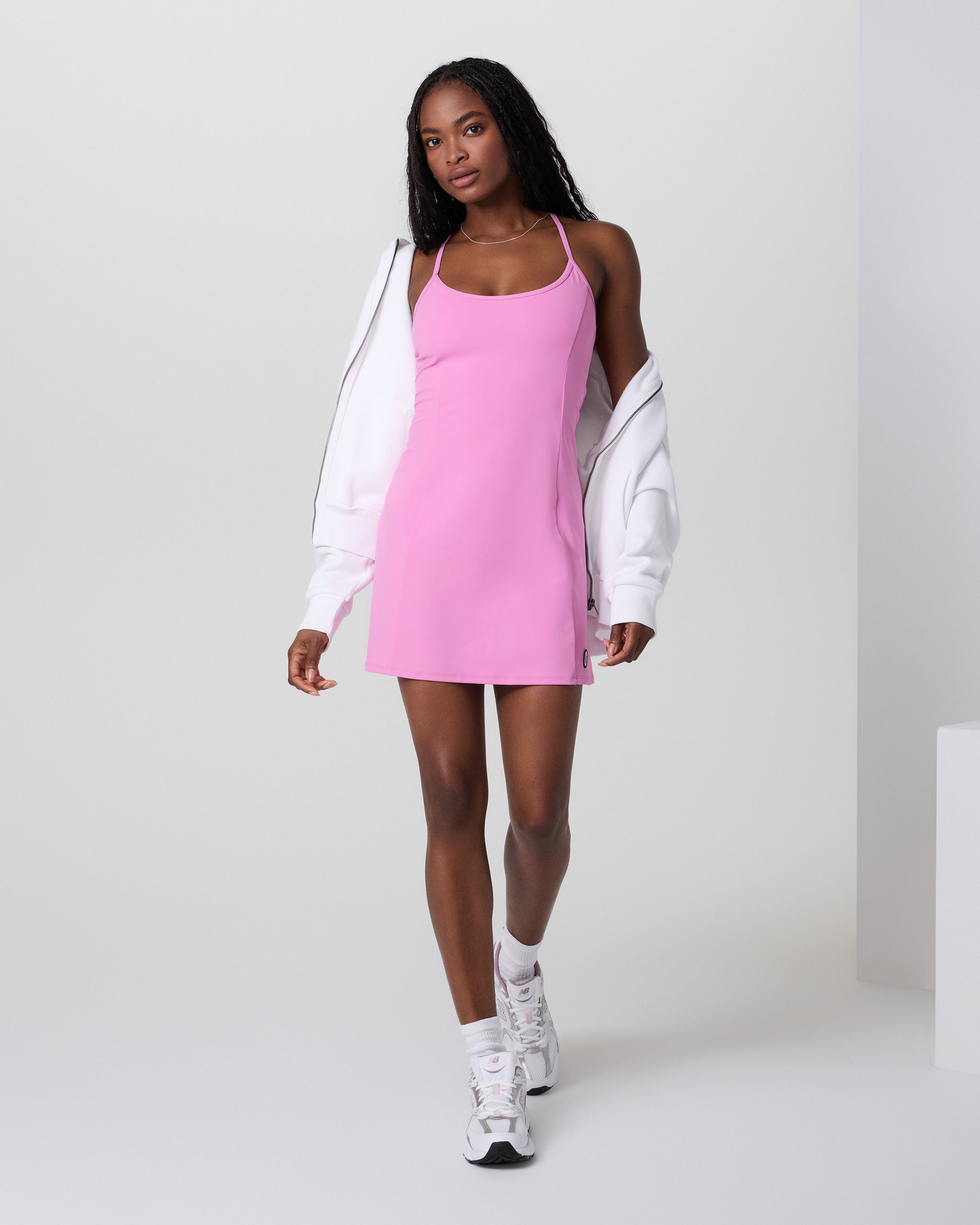 One Shot Tennis Dress | Azalea Pink
