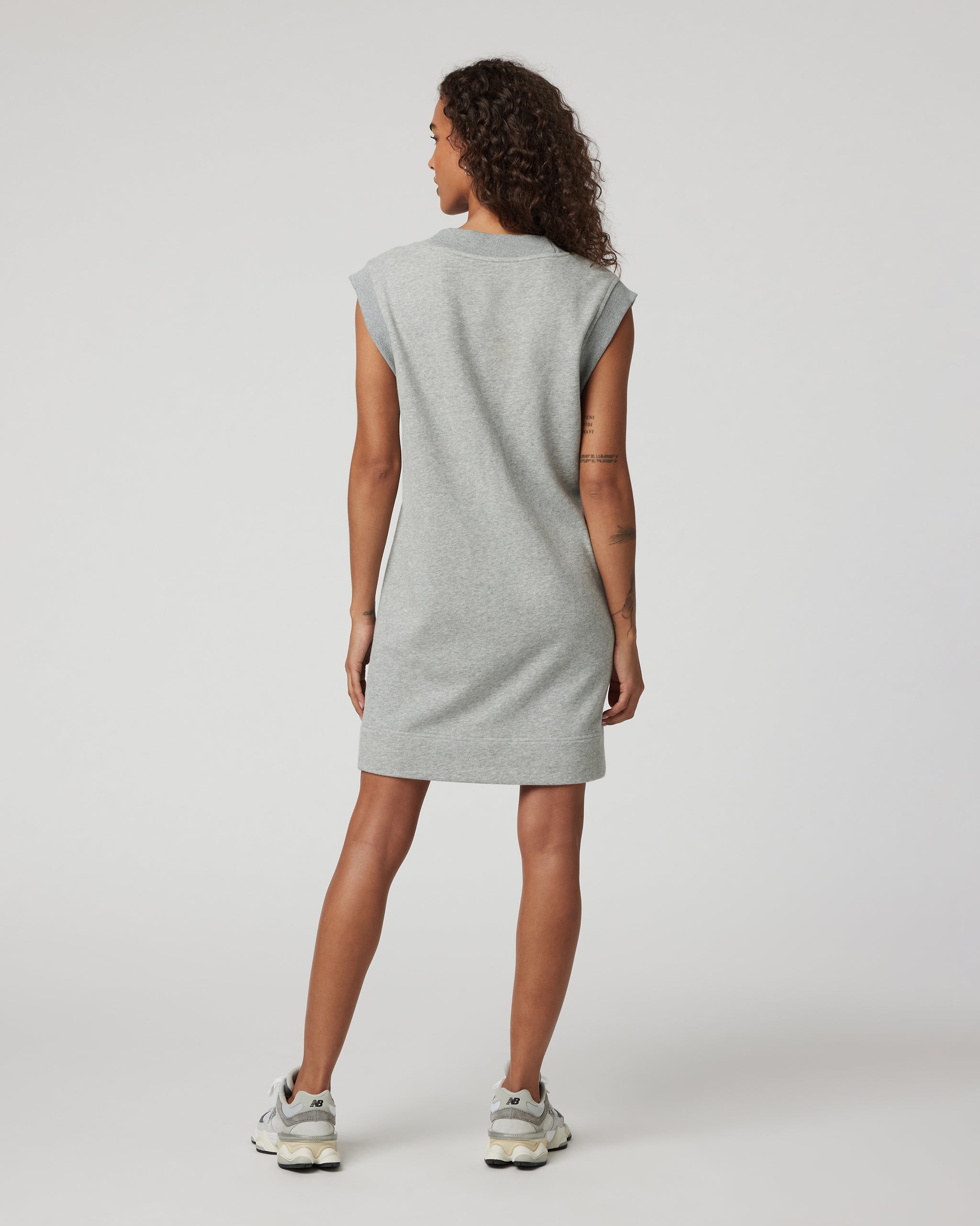 Sedona Vest Dress | Light Heather Grey